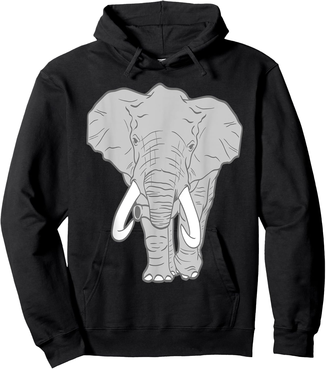 African Elephant Animal Lover Adult Hoodie - Hoodie | Black