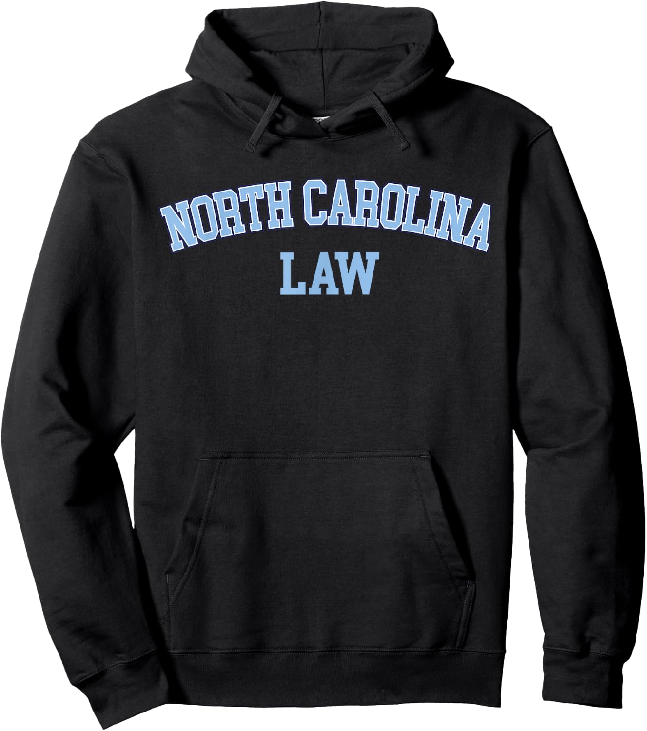 North Carolina Law, Attorney Bar Graduate Lawyer College Hoodie - Hoodie | Black