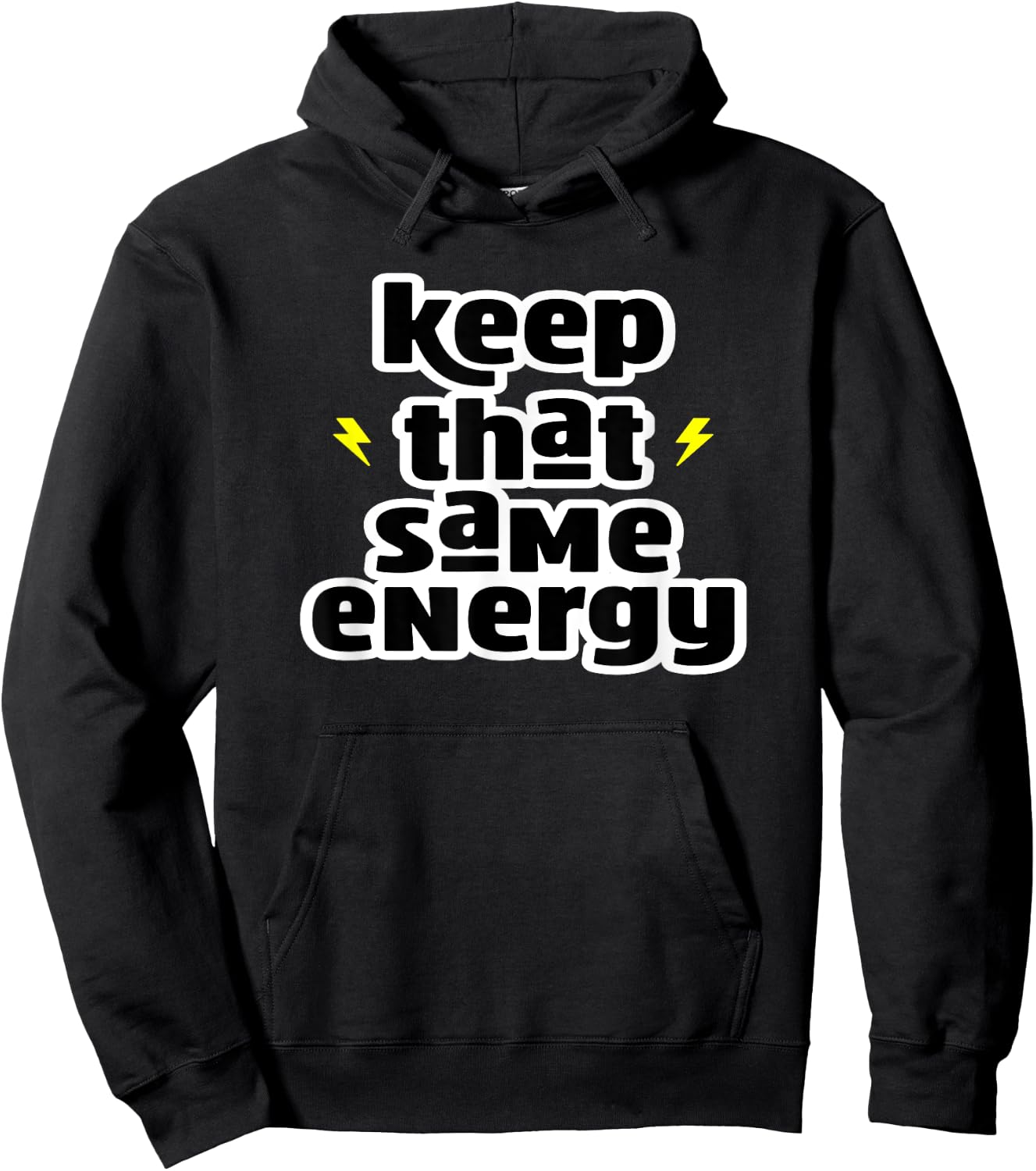 Keep That Same Energy Clean Eating Healthy Gym Hoodie - Hoodie | Black