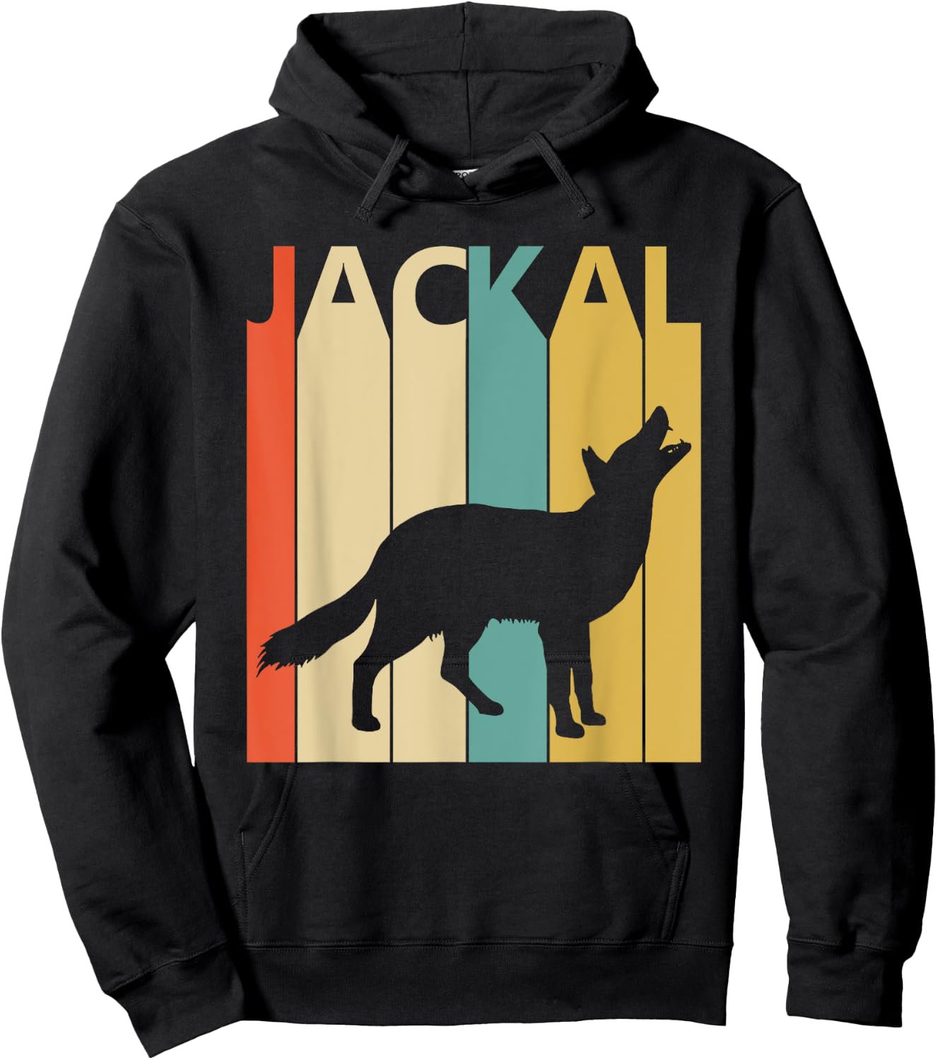 Spirit Animal Jackal Shirt - Vintage Jackal Hoodie - Hoodie | Black