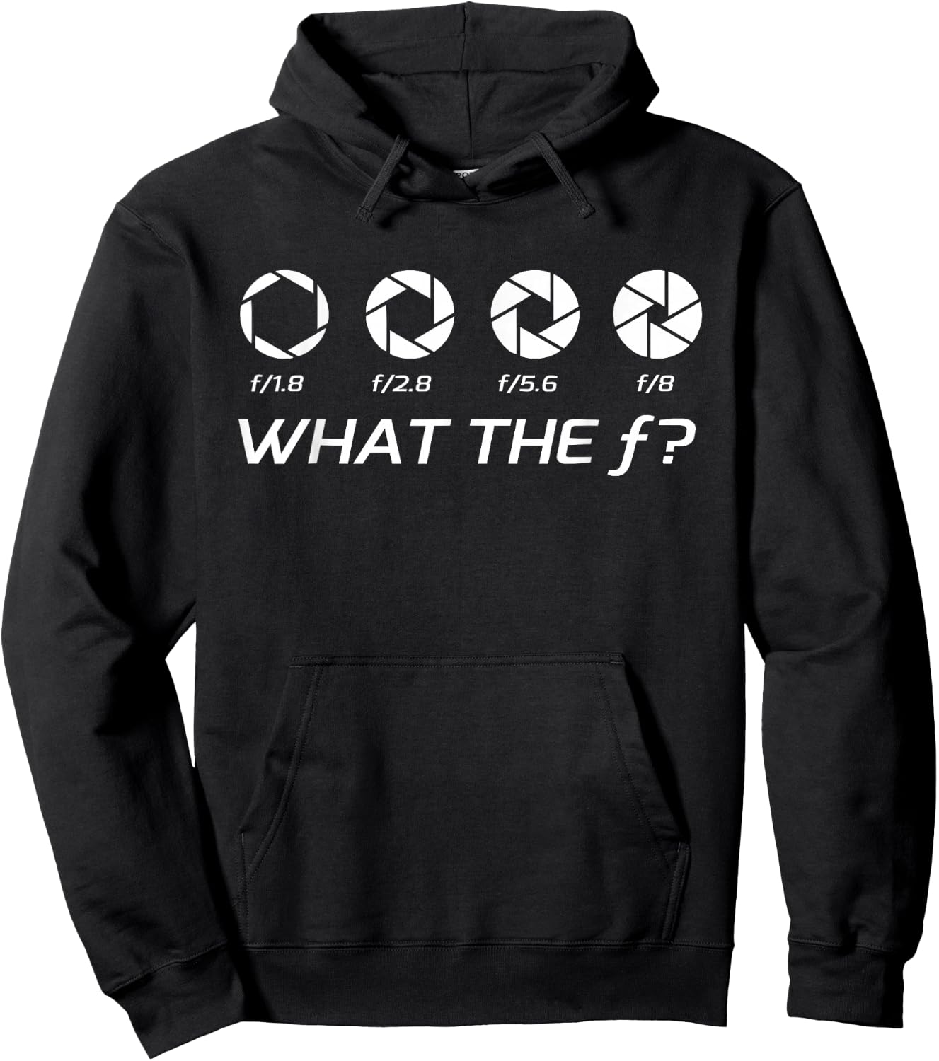 Funny Photography - Aperture F-Stops Hoodie - Hoodie | Black