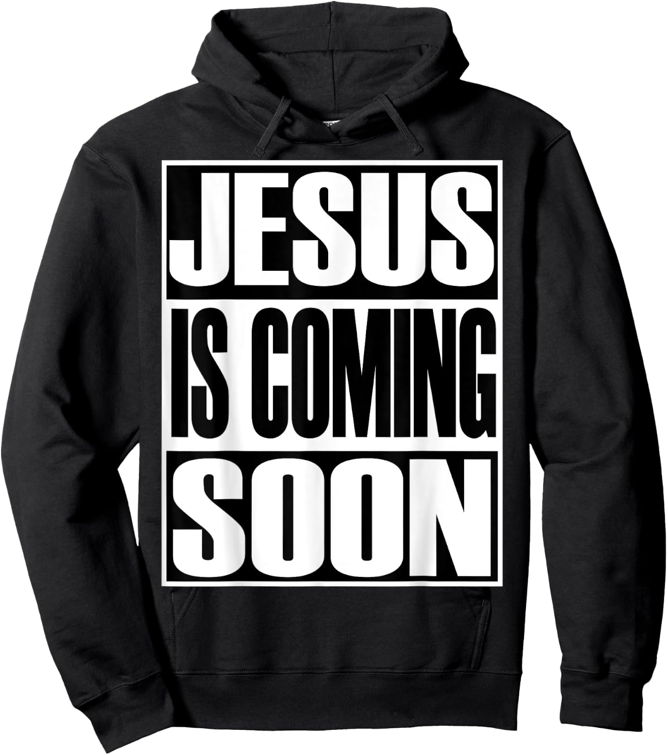Christerest: Jesus Is Coming Again Christian Gift Hoodie - Hoodie | Black