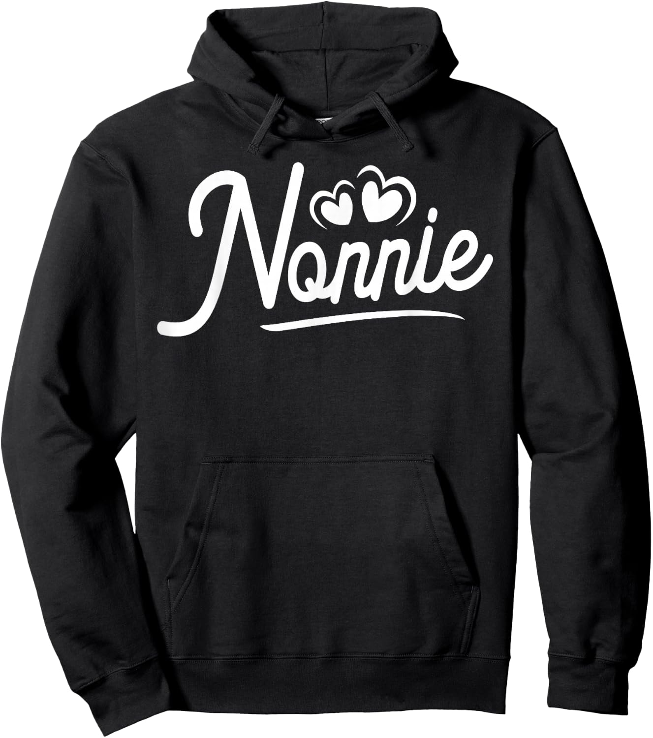 Nonnie Shirts Nonnie Birthday Gifts Cute Nonnie Hoodie - Hoodie | Black