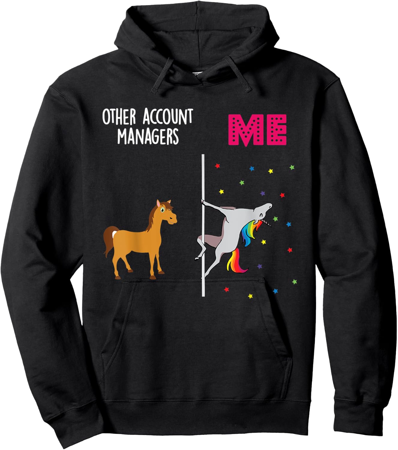 Account Manager Unicorn Others You Hoodie - Hoodie | Black