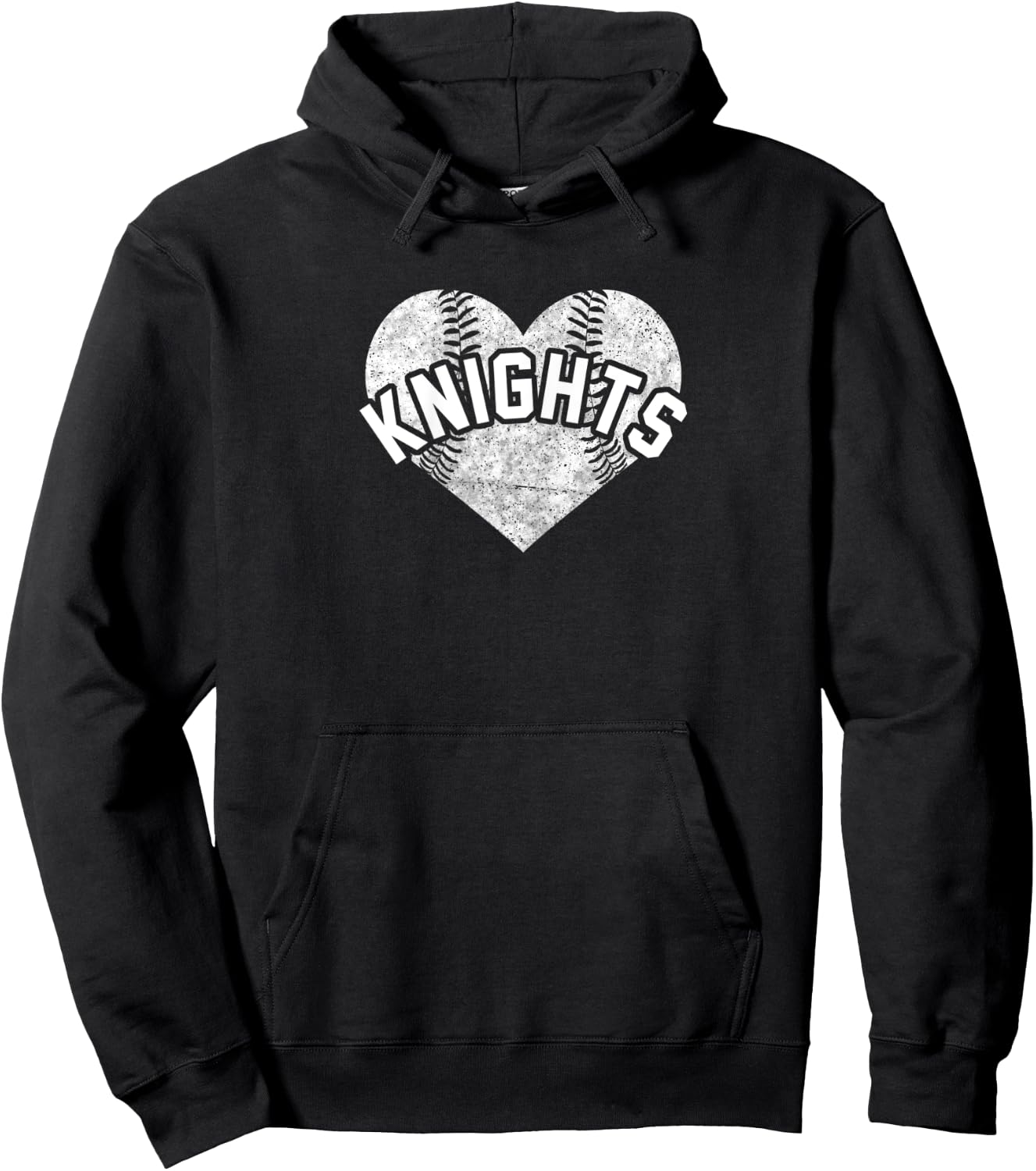 Knights Baseball Softball Shirt High School Team Mascot Mom Hoodie - Hoodie | Black