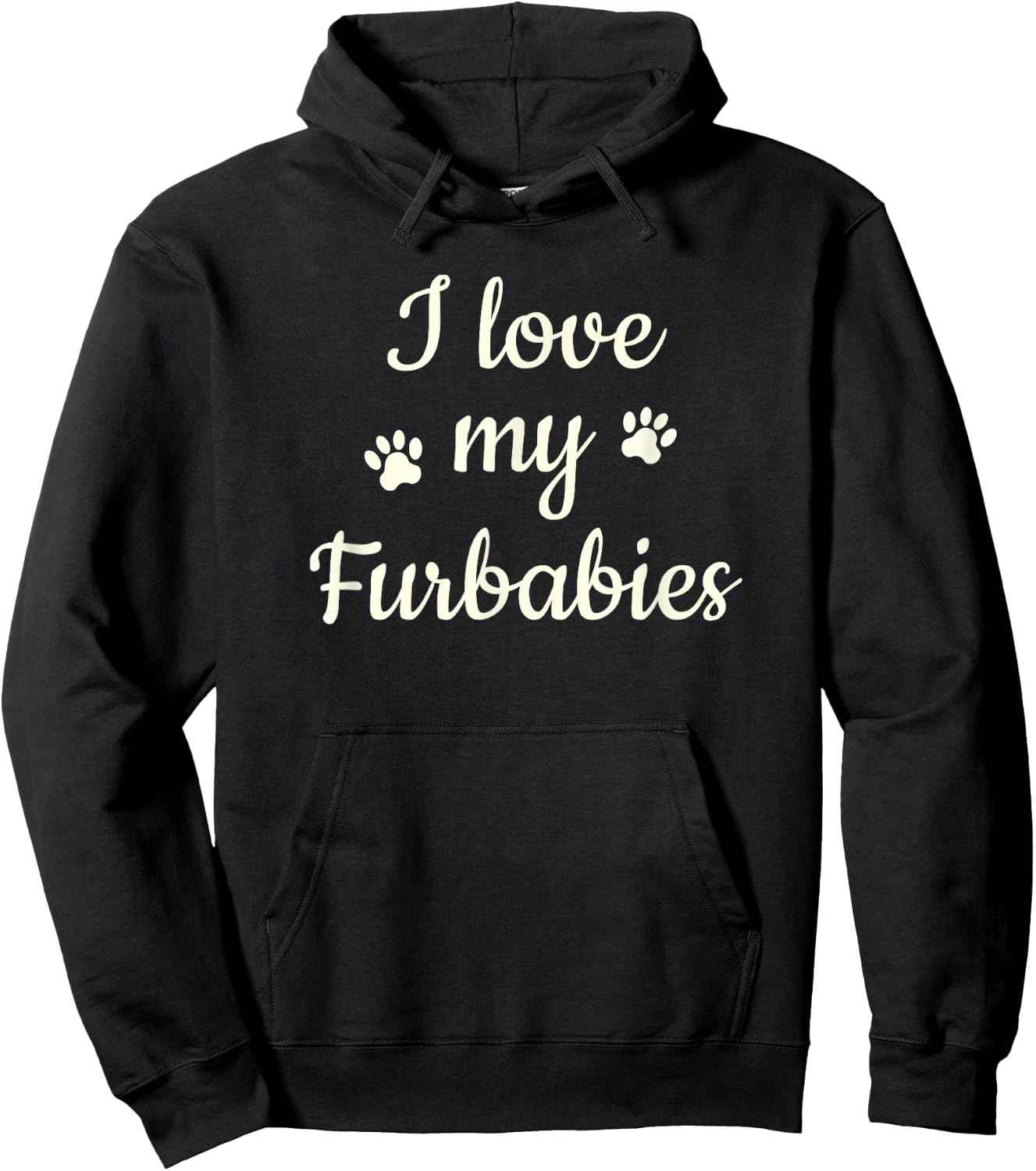 Furbaby Shirt I Love My Furbabies T Shirt Mom Gift Hoodie - Hoodie | Black