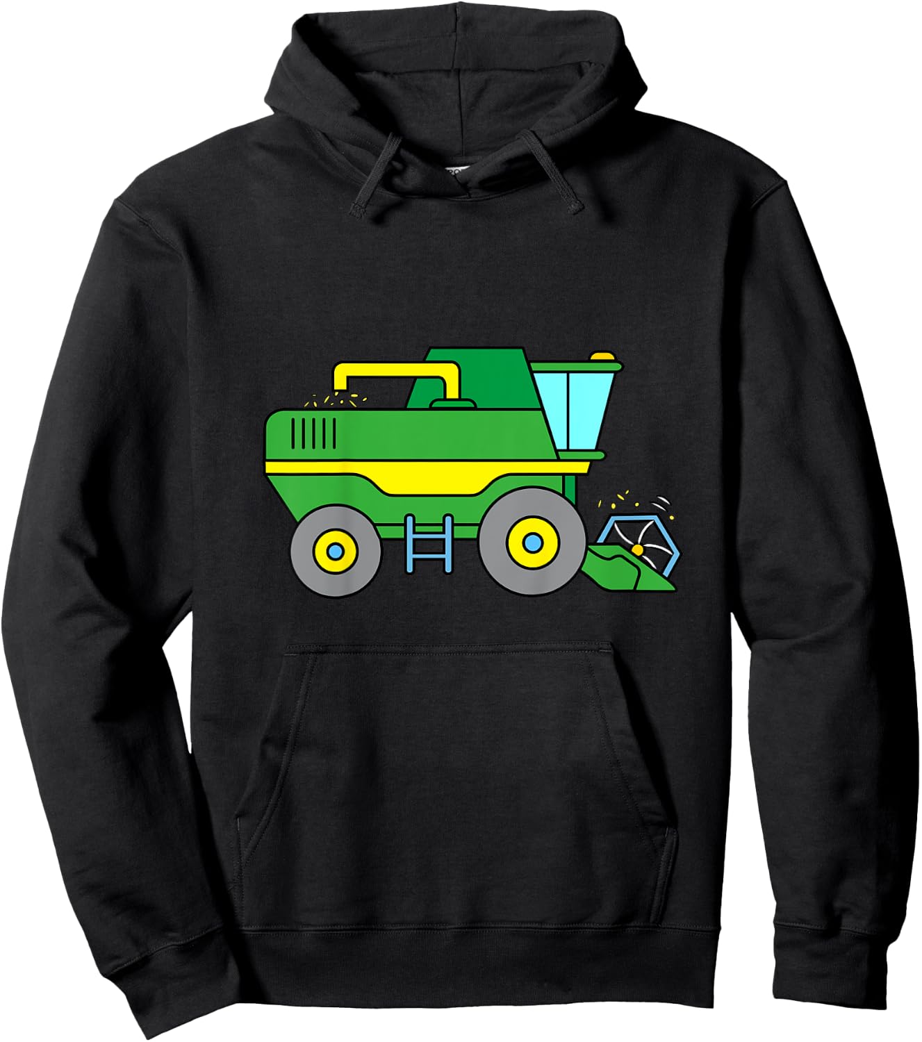 Tractor : Combine Harvester Shirt Hoodie - Hoodie | Black