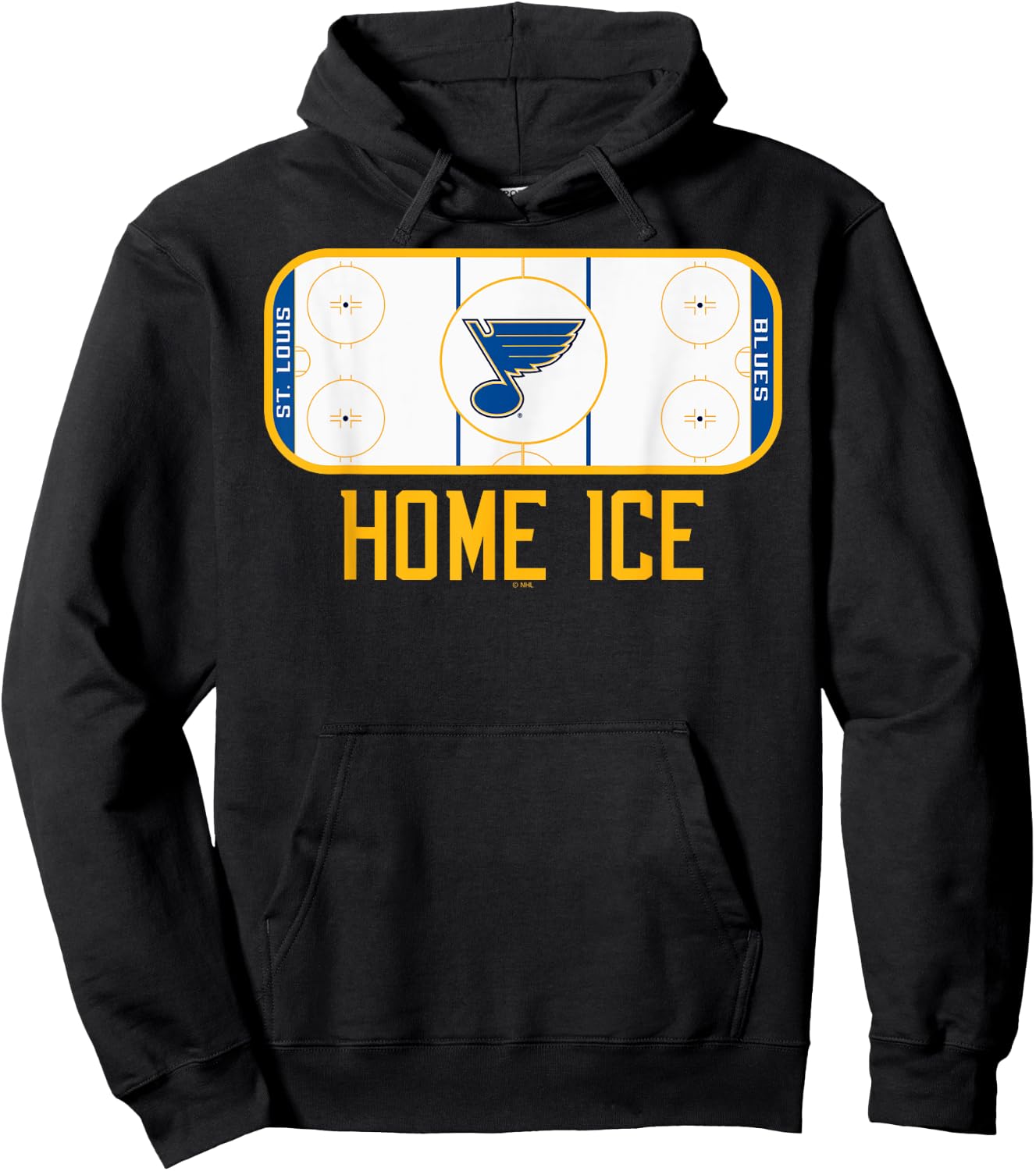 St. Louis Blues Home Ice Officially Licensed Hoodie - Hoodie | Black
