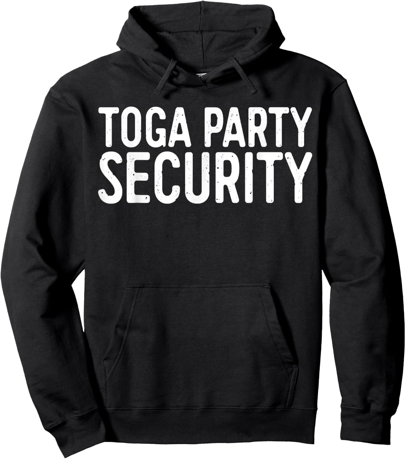 Toga Party Security Shirt Funny Toga Party Costume Hoodie - Hoodie | Black