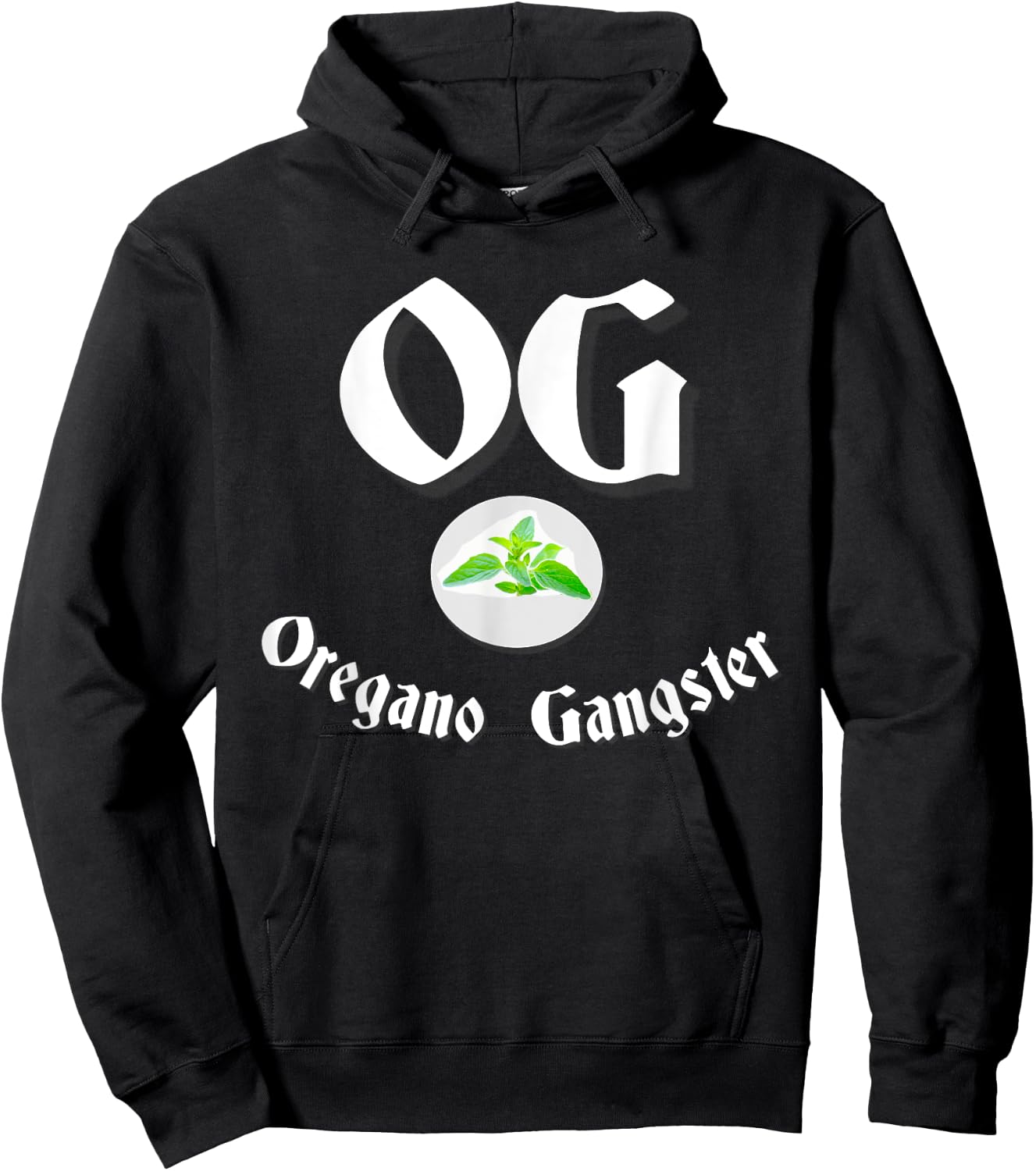 Oregano Gangster: Fantasy Chef Gift Hoodie - Hoodie | Black