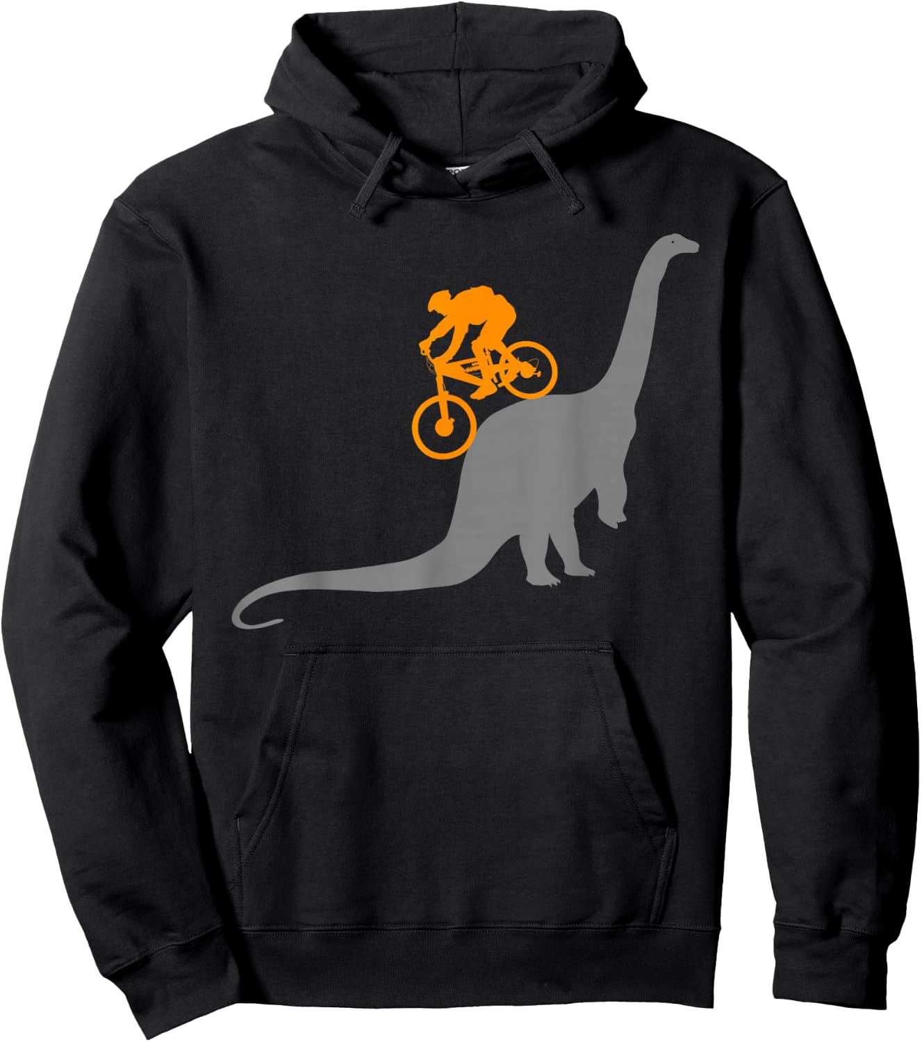 MTB Mountain Bike Bicycle Sports Gifts Shirts Dinosaur Dino Bike Mountain Bicycle Sport Shirt , -Adults, -Kids, Black, Short Sleeve, Classic Fit, Small Hoodie - Hoodie | Black