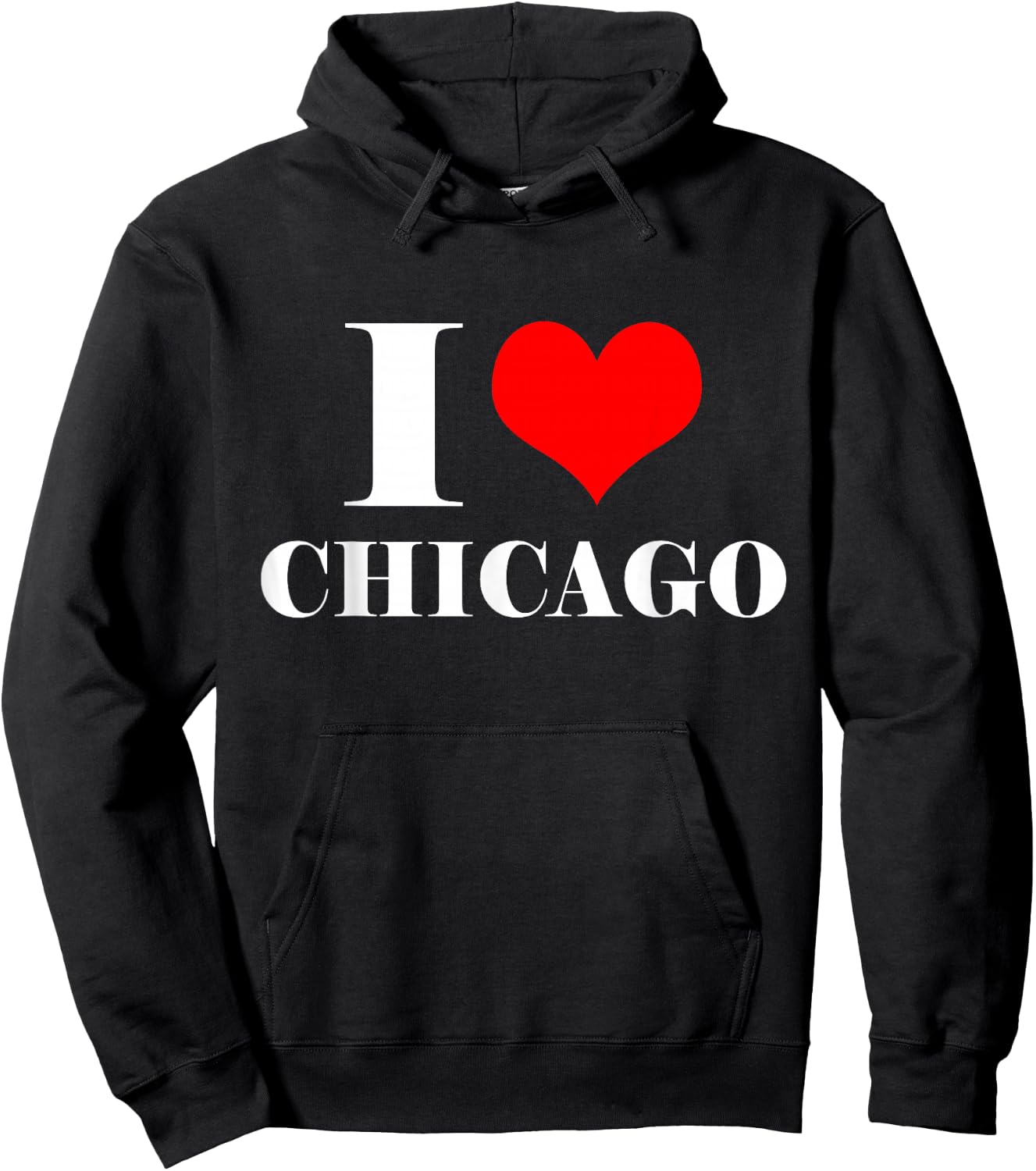 I Love Chicago T Shirt, I Heart Chicago Illinois Shirt Hoodie - Hoodie | Black