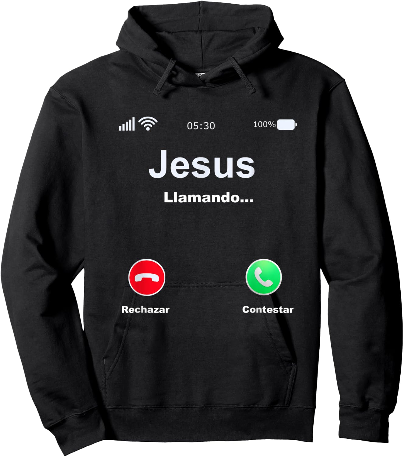 Jesus Llamando Hoodie - Hoodie | Black