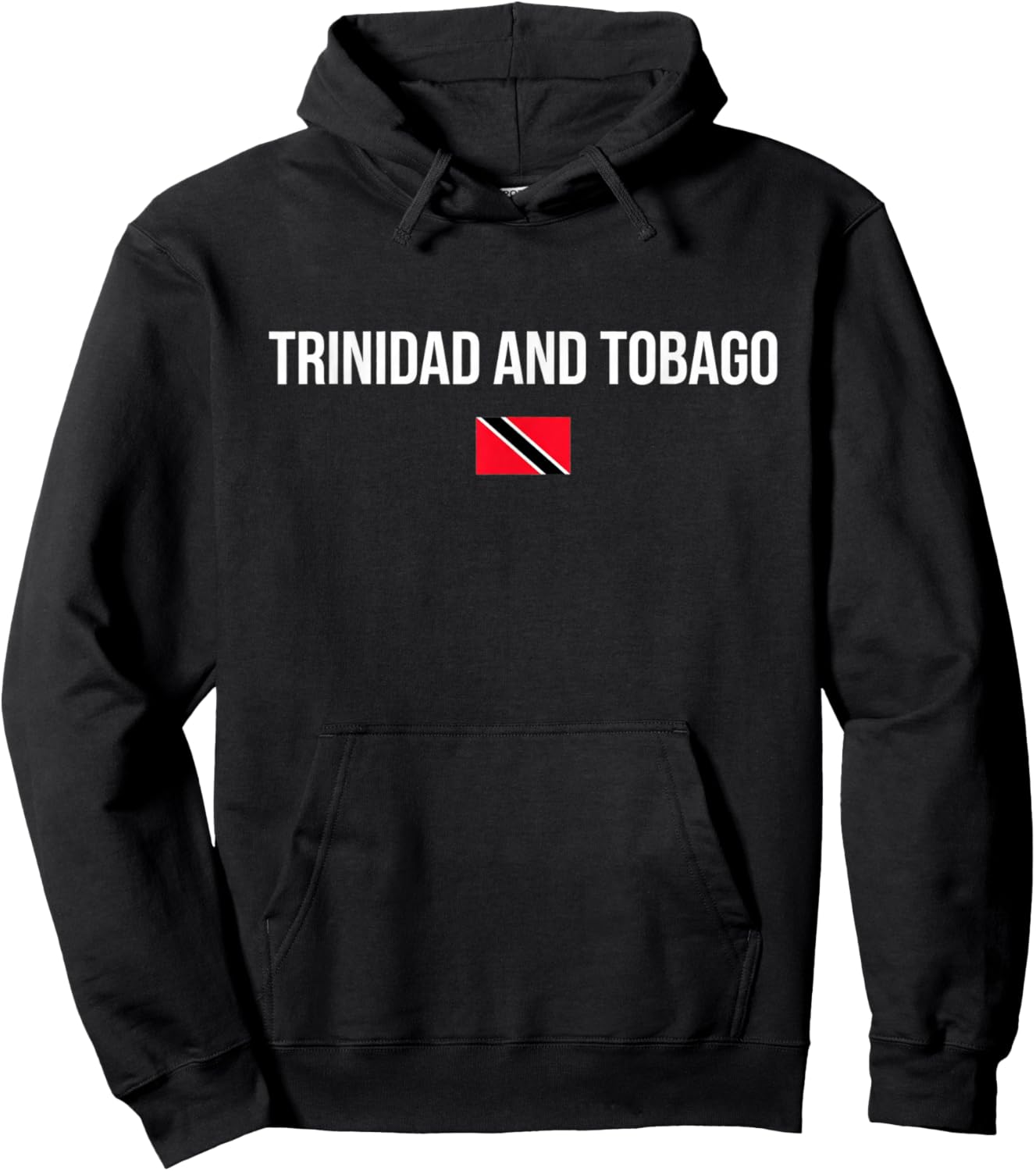 Trinidad and Tobago Flag Vintage Design Hoodie - Hoodie | Black