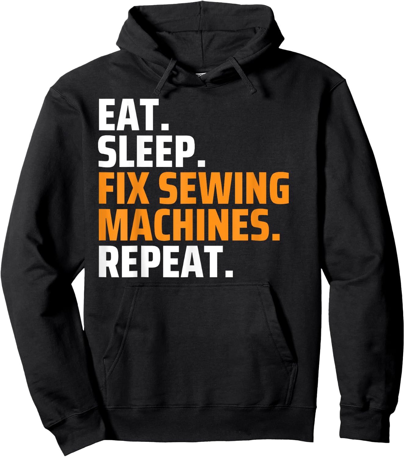 Funny Sewing Machine Repair Technician Hoodie - Hoodie | Black
