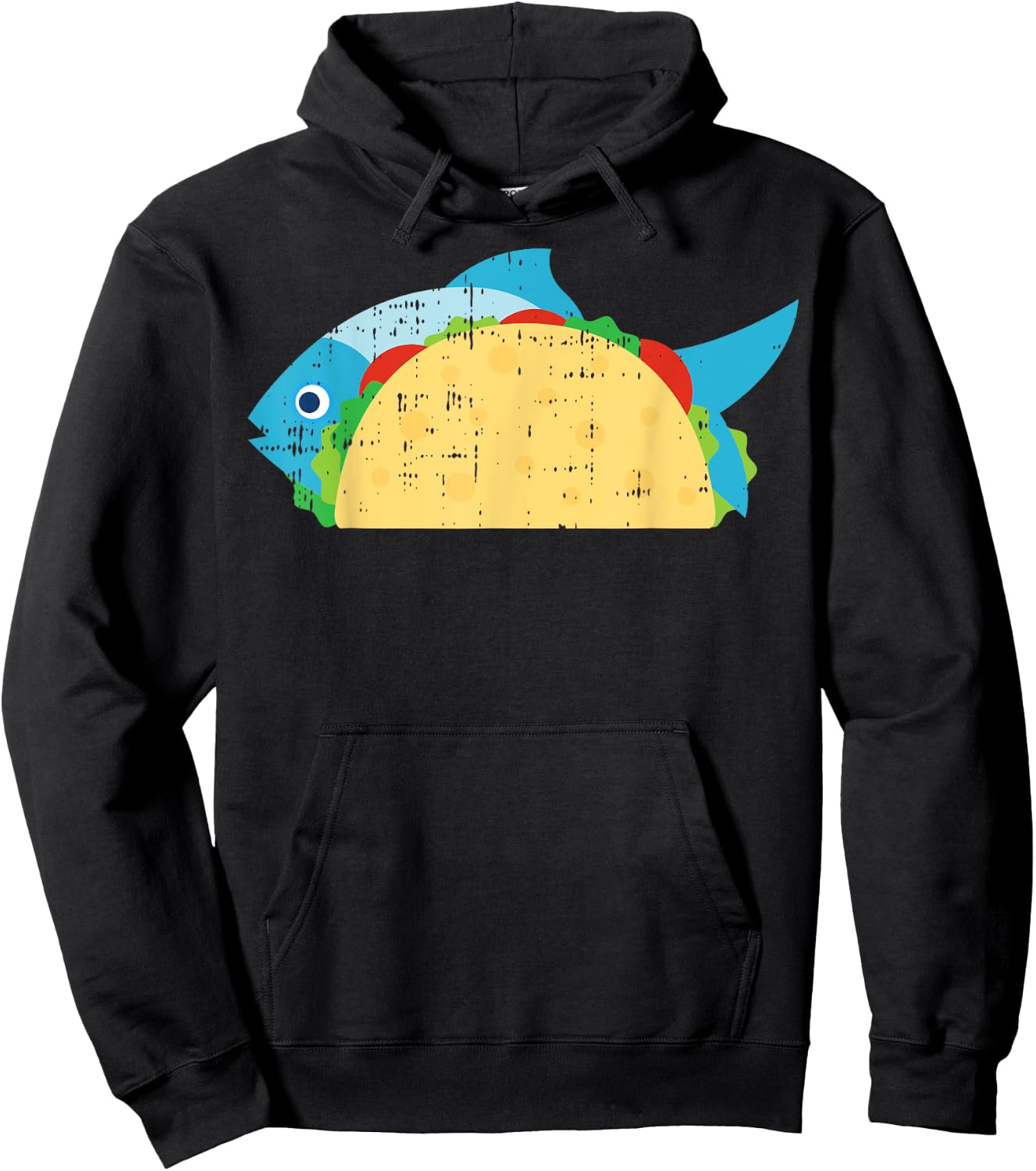 Fish Taco Funny Foodie Cinco De Mayo Food Lover Hoodie - Hoodie | Black