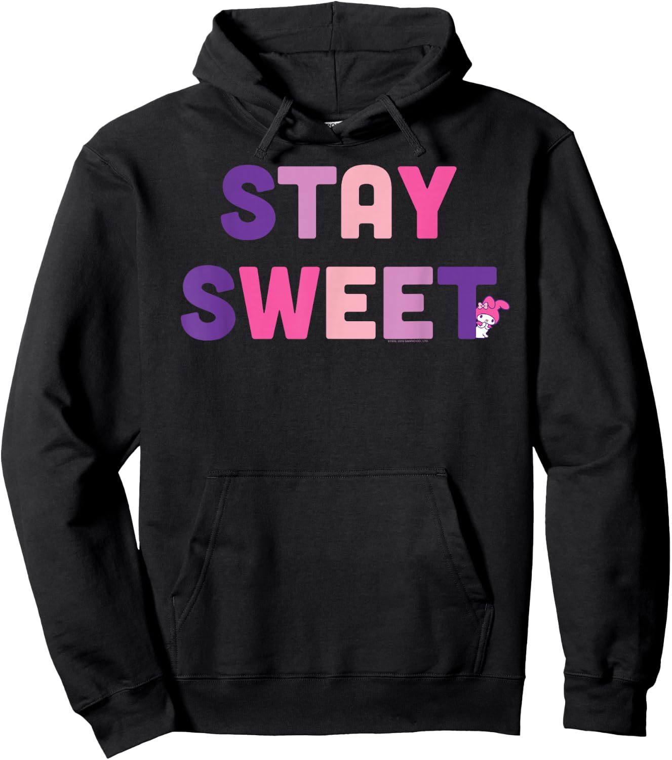 My Melody Stay Sweet Hoodie - Hoodie | Black