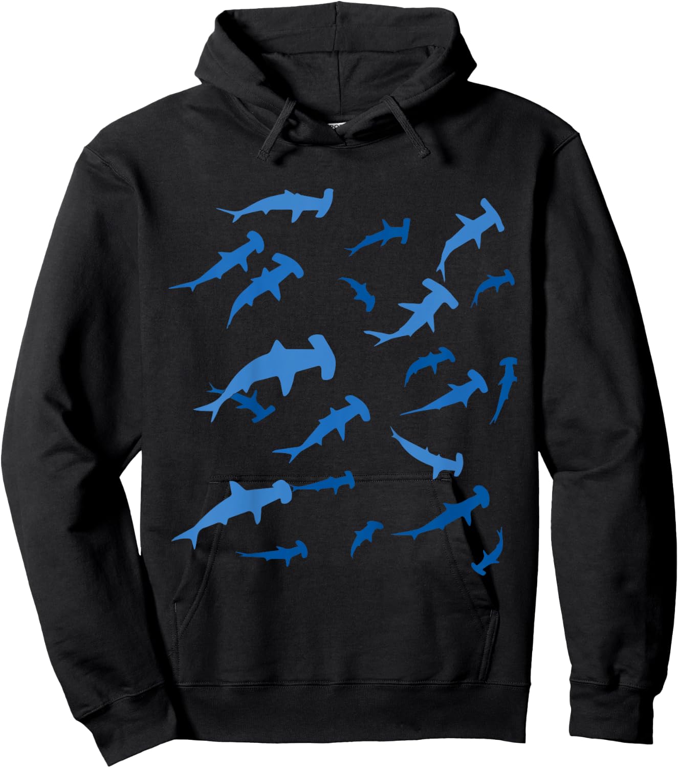 Kids Hammerhead Shark Hoodie - Hoodie | Black