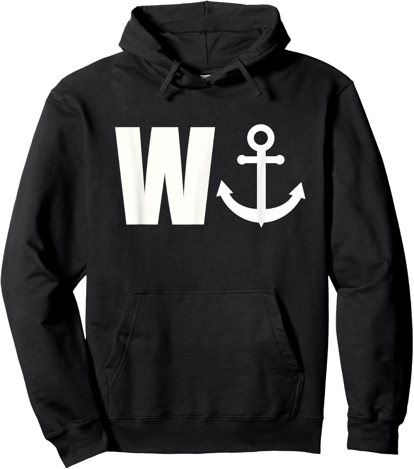 W ANCHOR Funny Wanker Jerk Hoodie - Hoodie | Black
