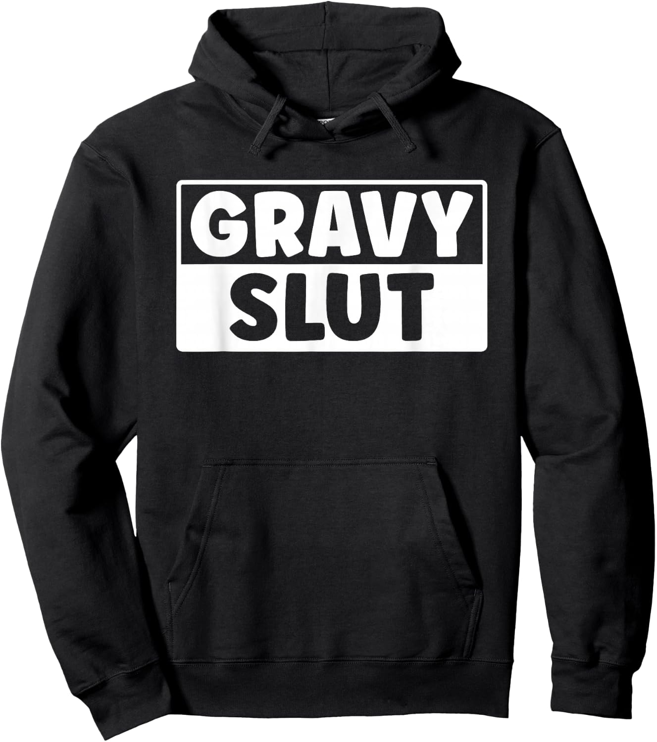 Funny Gravy Slut Thanksgiving Men Women Gravy Lover Hoodie - Hoodie | Black