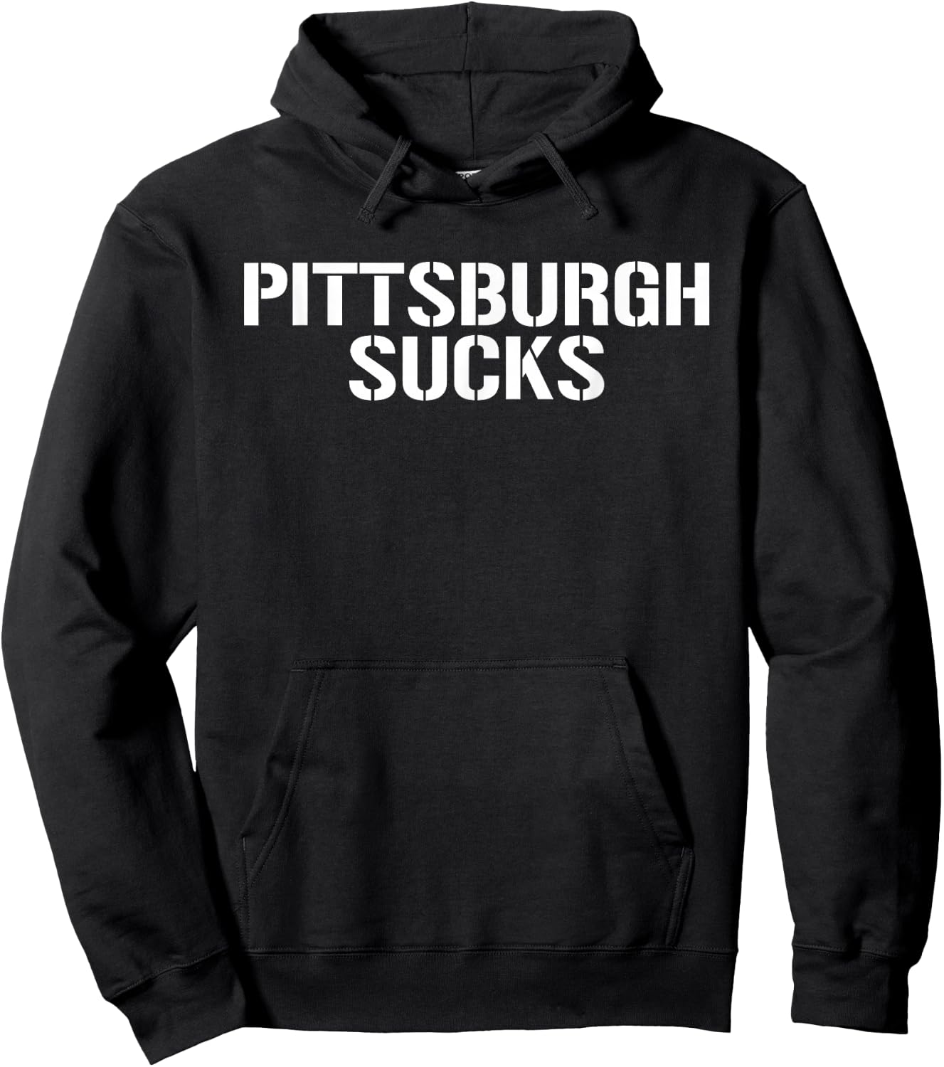 Pittsburgh Sucks T Shirt Funny Saying Shirt Sports Shirt Hoodie - Hoodie | Black