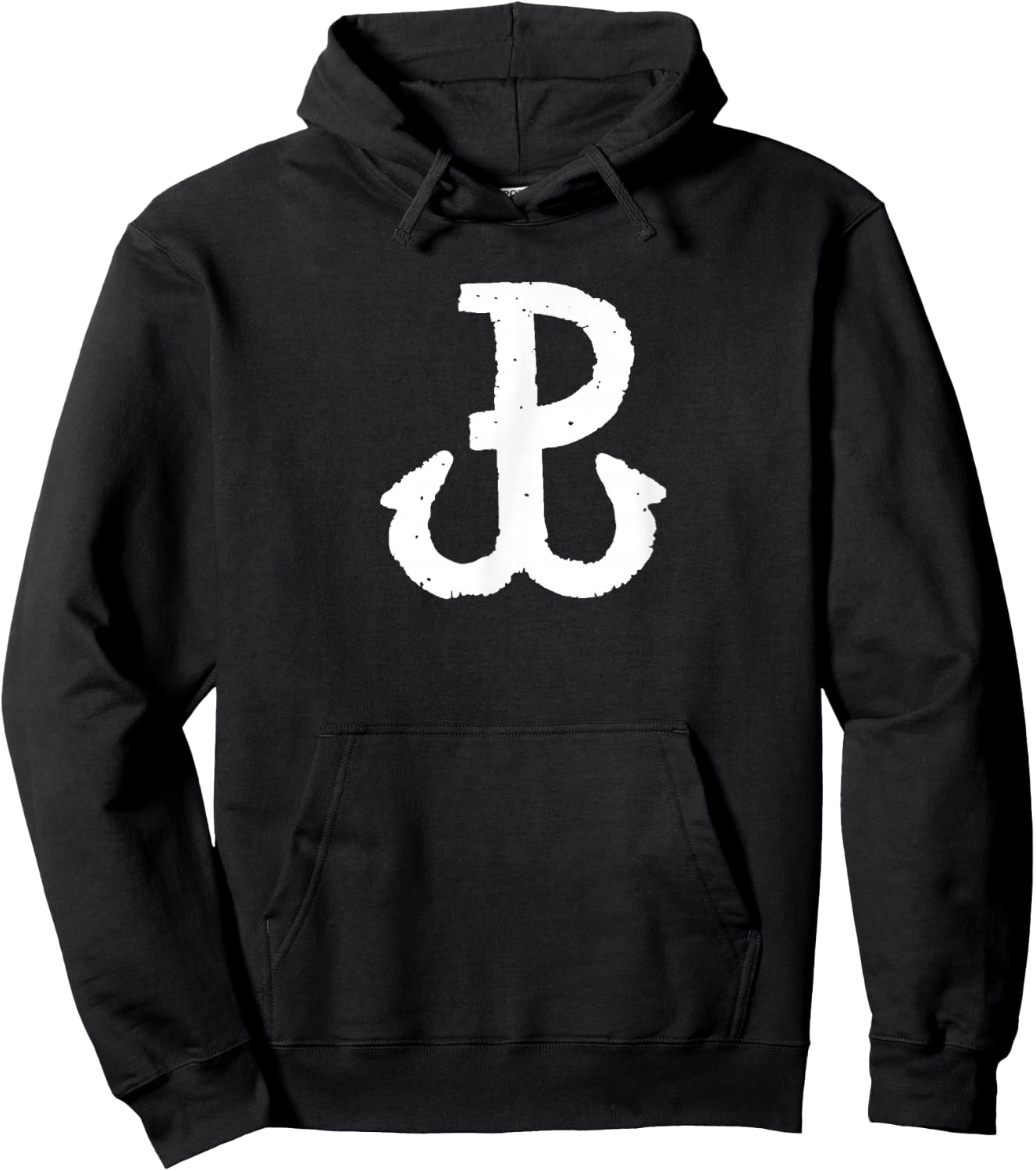 Fighting Poland Polish Anchor Polish Patriotic Kotwica Hoodie - Hoodie | Black
