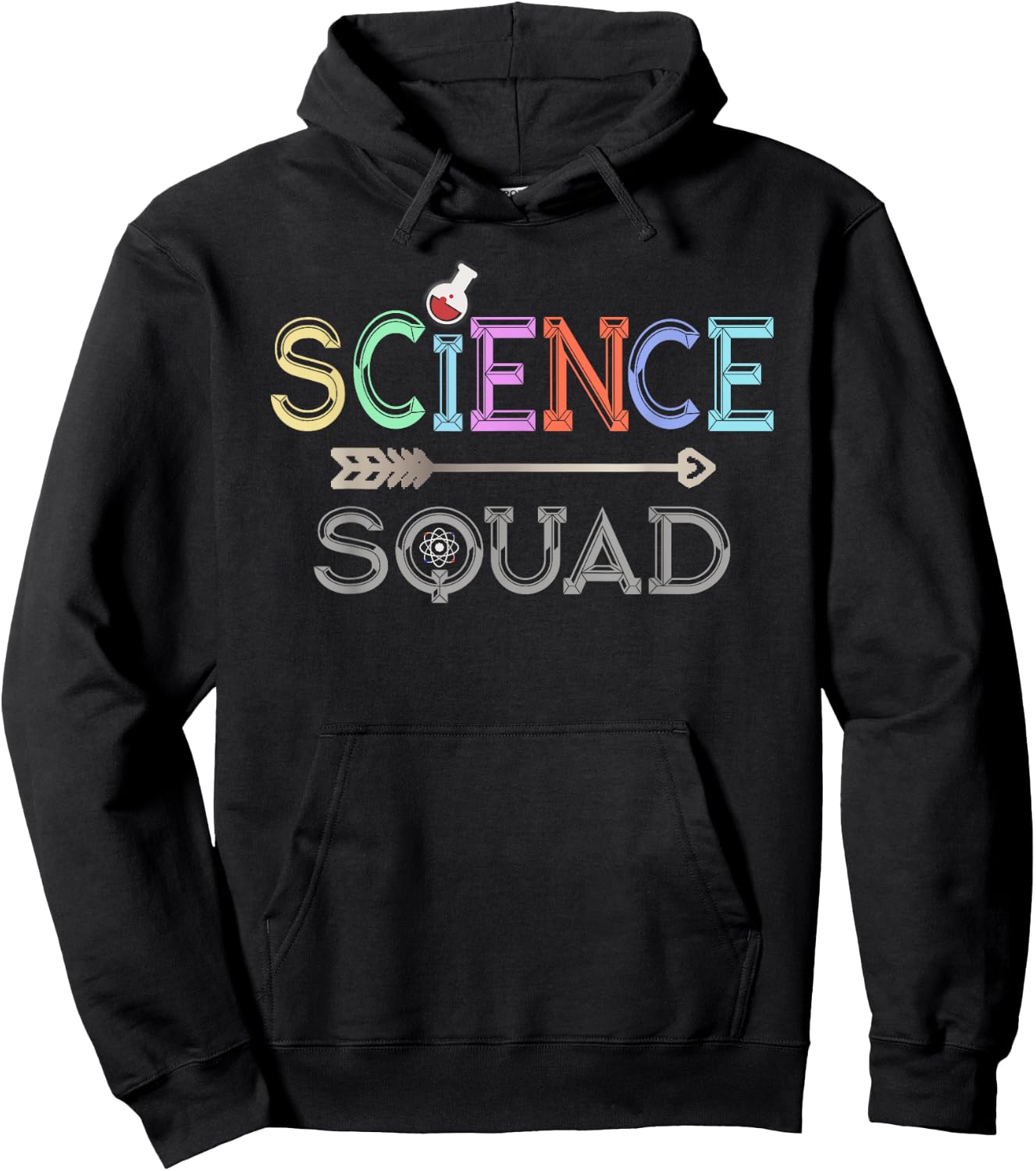 SCIENCE SQUAD Teacher Student Technology Engineer Team STEM Hoodie - Hoodie | Black
