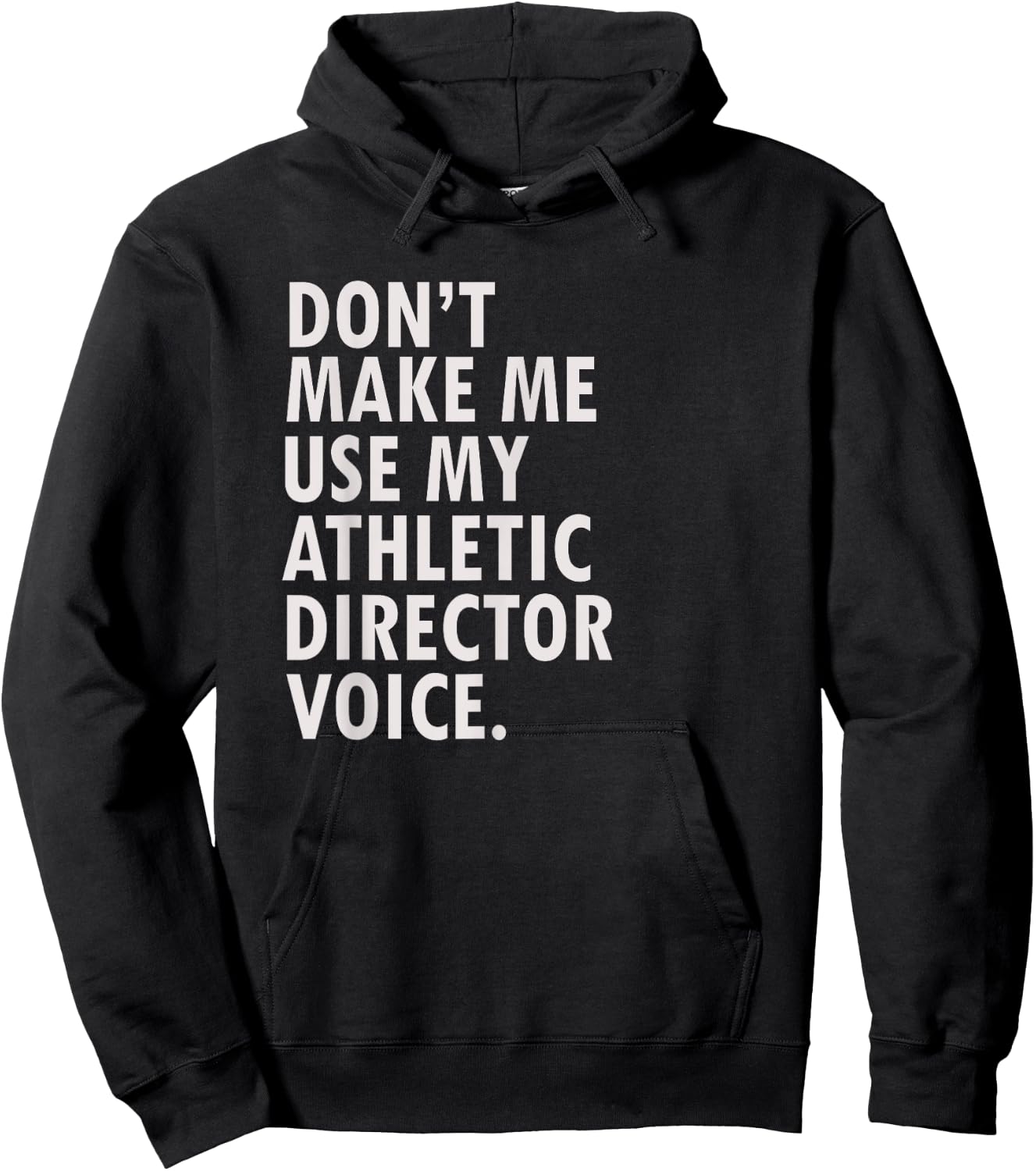 Funny Saying Athletic Director Novelty Gift Hoodie - Hoodie | Black