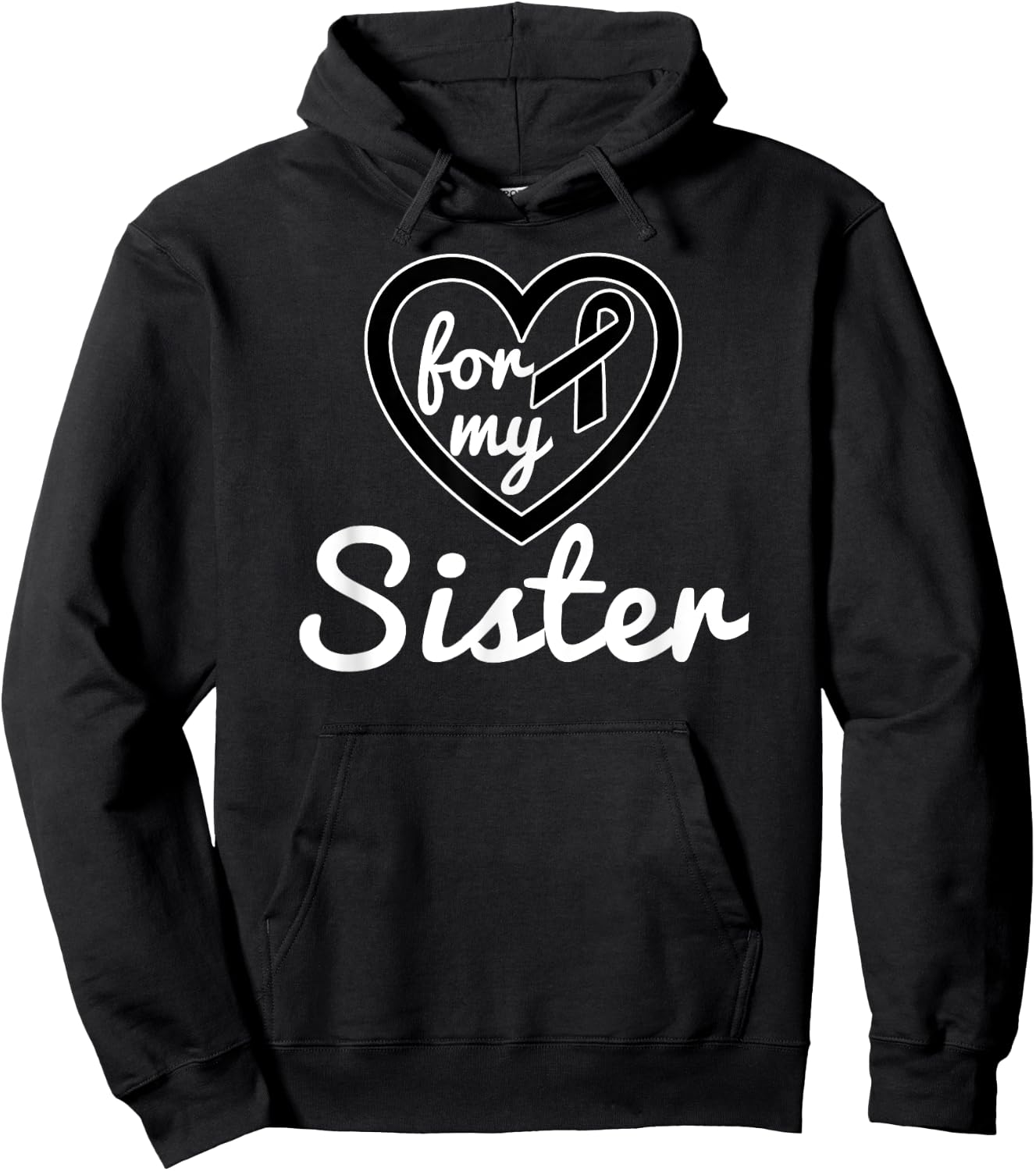 Melanoma Cancer For Sister Awareness Products Gifts Hoodie - Hoodie | Black