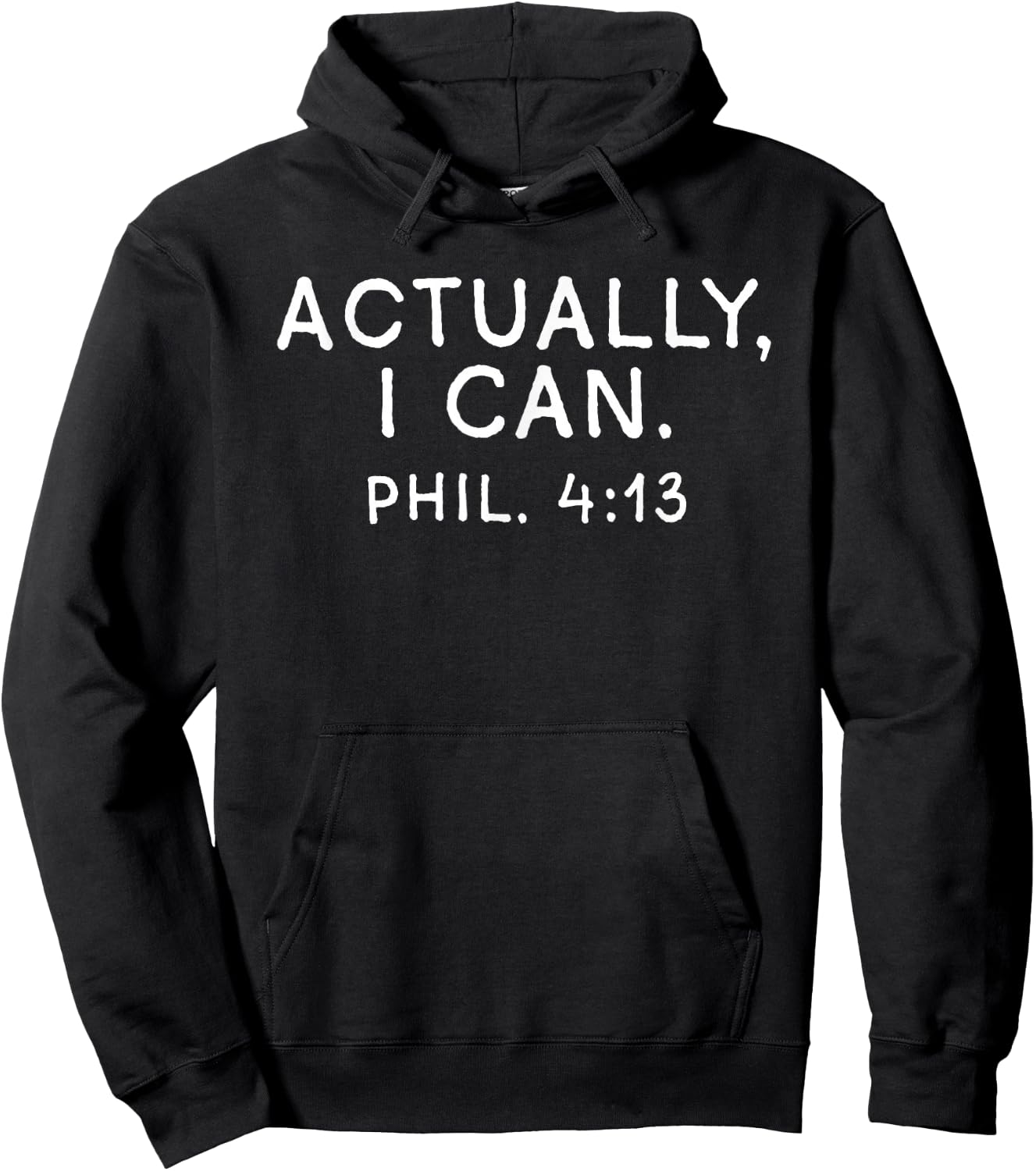 Actually I Can Shirt, Philippians 4 13, Religious Gifts Hoodie - Hoodie | Black