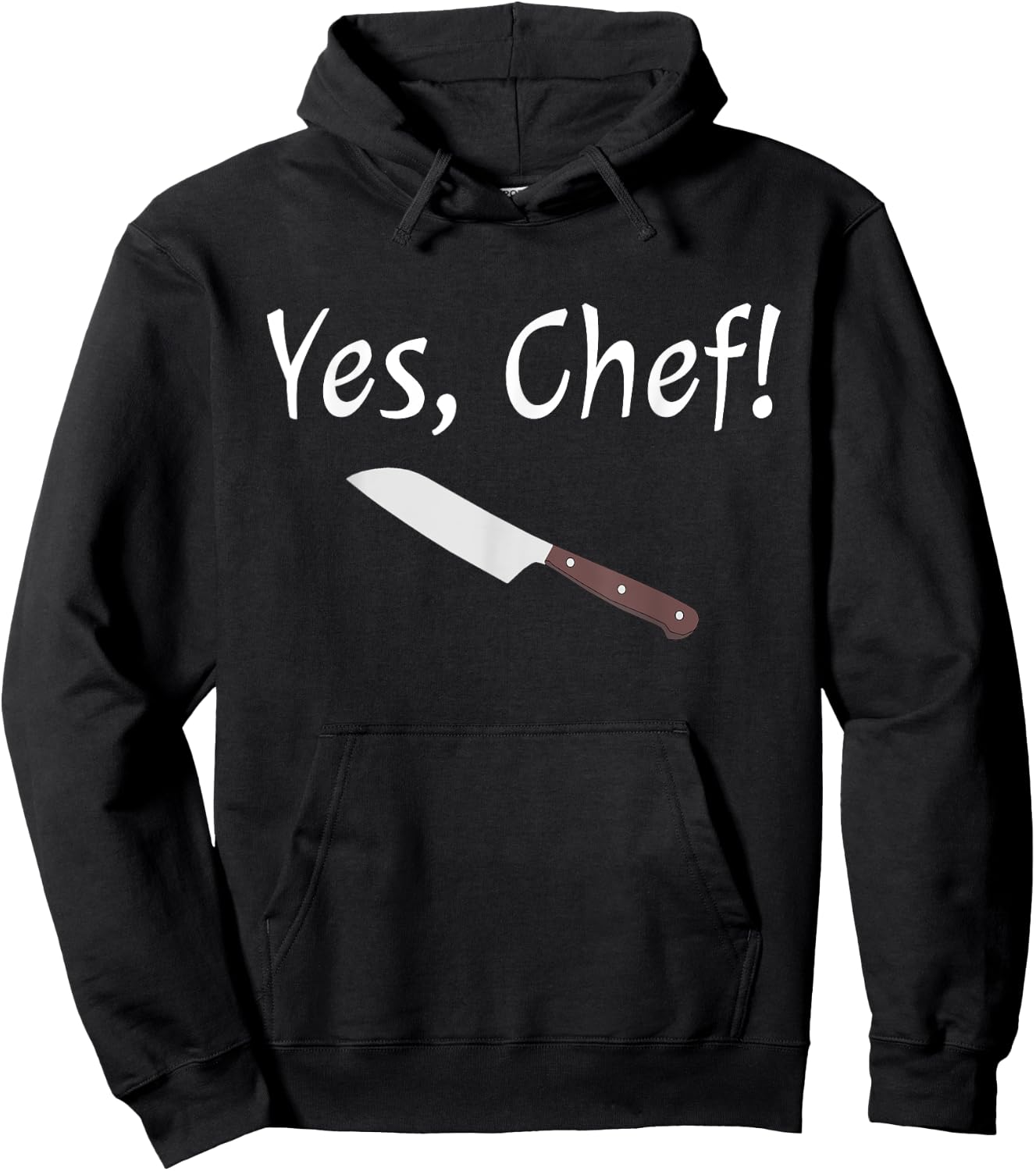 Yes Chef Funny Culinary Kitchen Cook Cooking Foodie Hoodie - Hoodie | Black