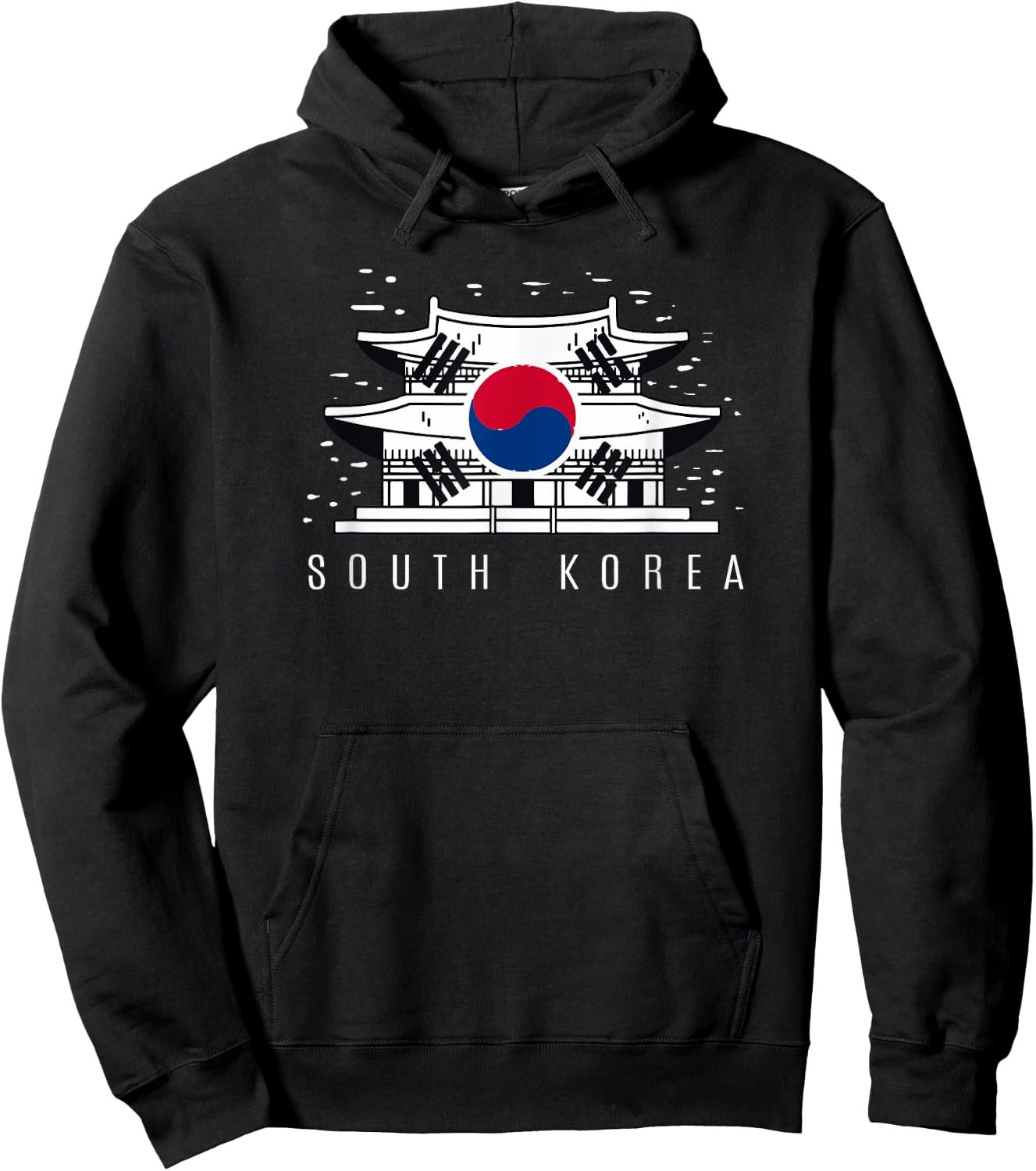 Patriotic South Korea Flag Jersey for Korean Hoodie - Hoodie | Black