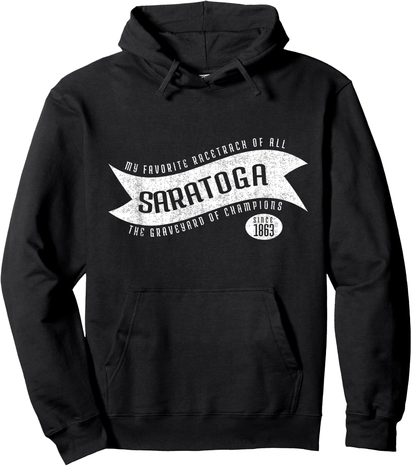 Saratoga Race Fan, The Graveyard of Champions Hoodie - Hoodie | Black