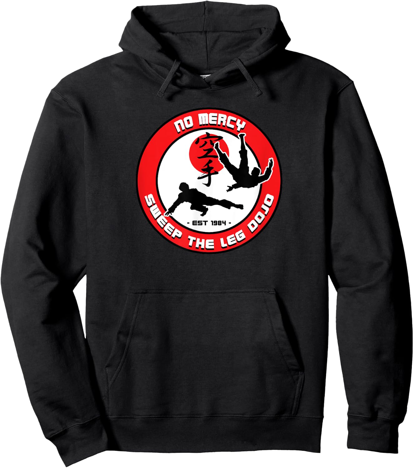 NO MERCY SWEEP THE LEG DOJO Emblem (Ver.2) Hoodie - Hoodie | Black