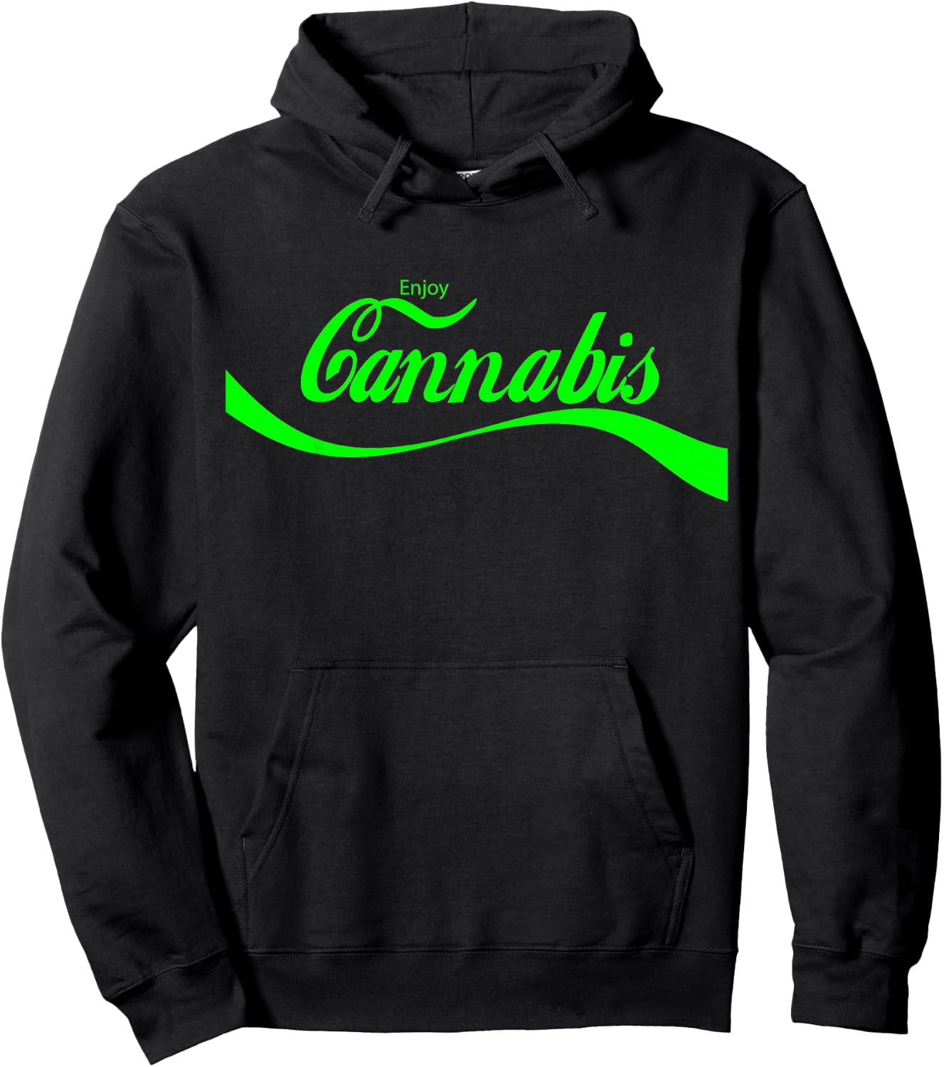 Vintage Cannabis Art Retro Marijuana THC Retro 420 Day Weed Hoodie - Hoodie | Black