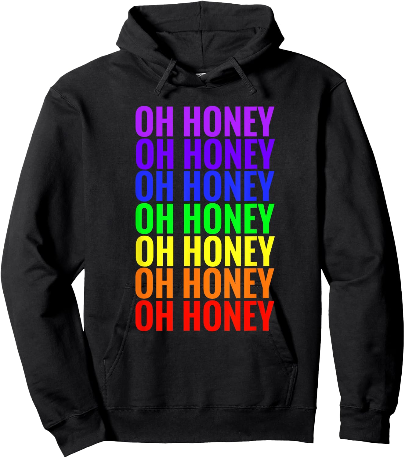 Trixie Oh Honey Rainbow Hoodie - Hoodie | Black