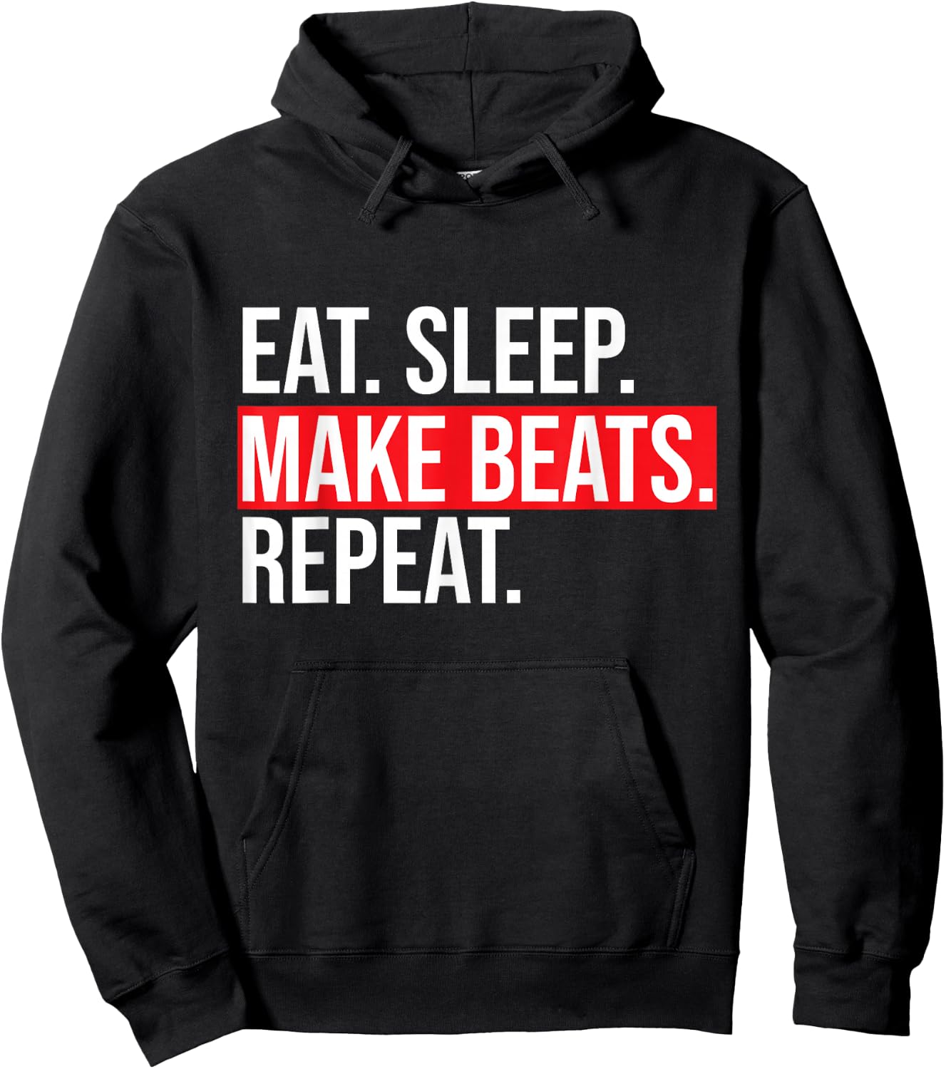 Eat Sleep Make Beats Repeat Music Producer Shirt Hoodie - Hoodie | Black