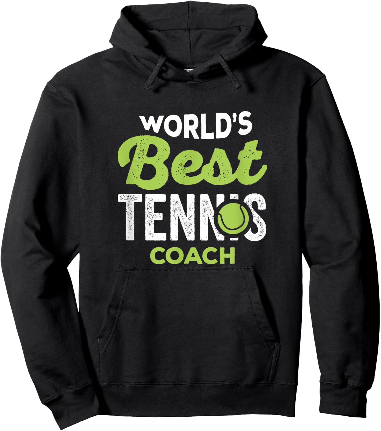 Tennis Gifts - Worlds Best Tennis Coach Hoodie - Hoodie | Black