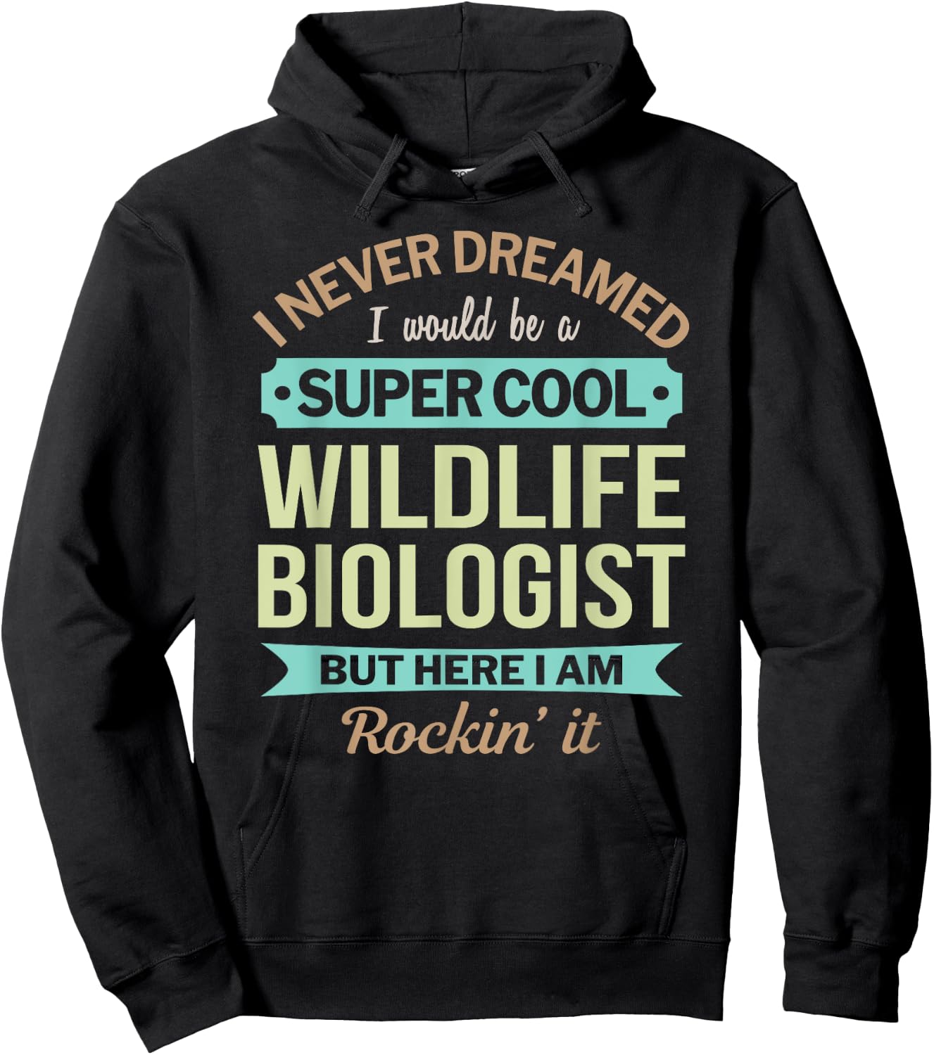 Wildlife Biologist Gift Funny Appreciation Hoodie - Hoodie | Black