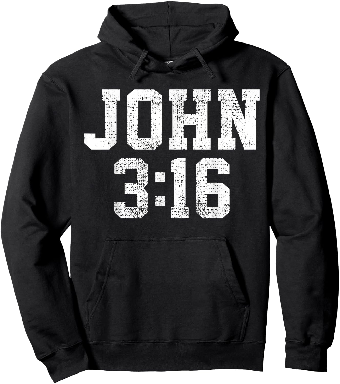 Catholic John Vintage Hoodie - Hoodie | Black