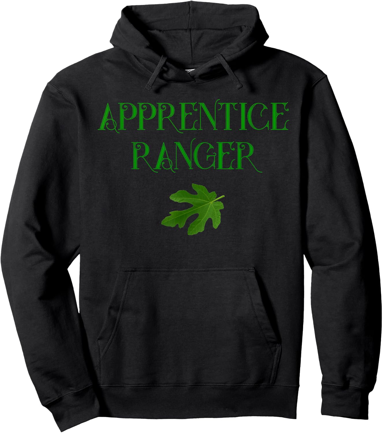 Apprentice Ranger Oak Leaf Book Lover Shirt Hoodie - Hoodie | Black