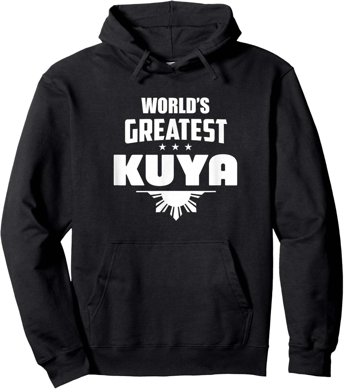 World's Greatest Kuya Shirt - Best Brother Hoodie - Hoodie | Black