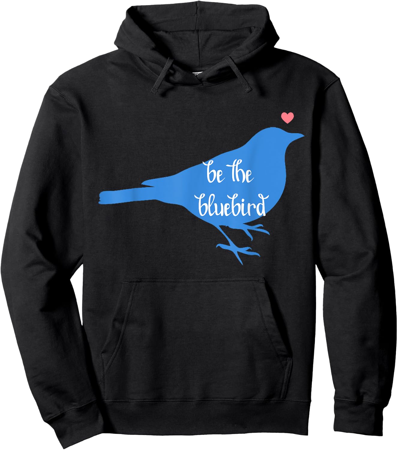 Bluebird of Happiness, Positivity, Be Happy, Zen, Kindness Hoodie - Hoodie | Black