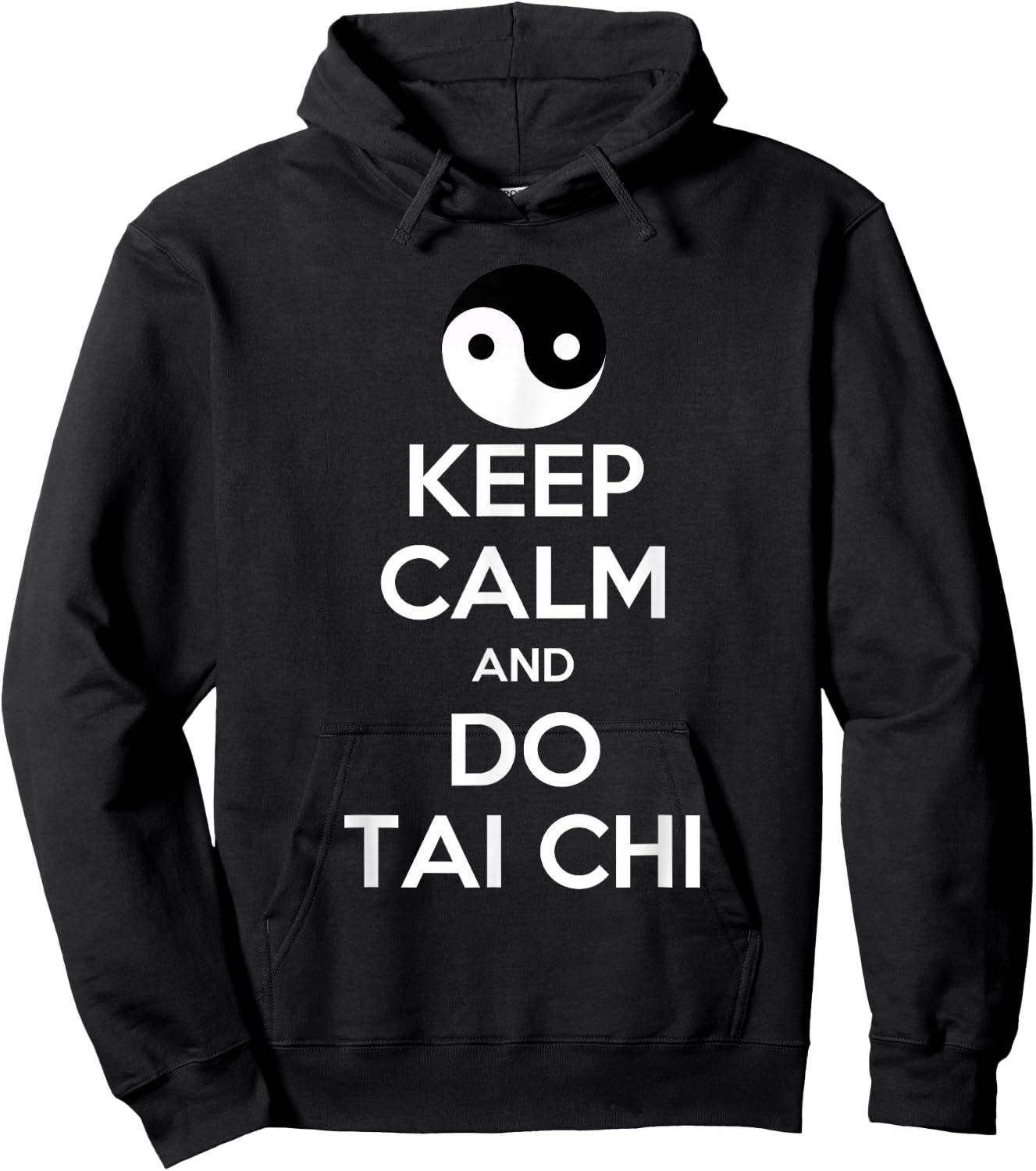 Keep Calm And Do Tai Chi Gift Funny Hoodie - Hoodie | Black