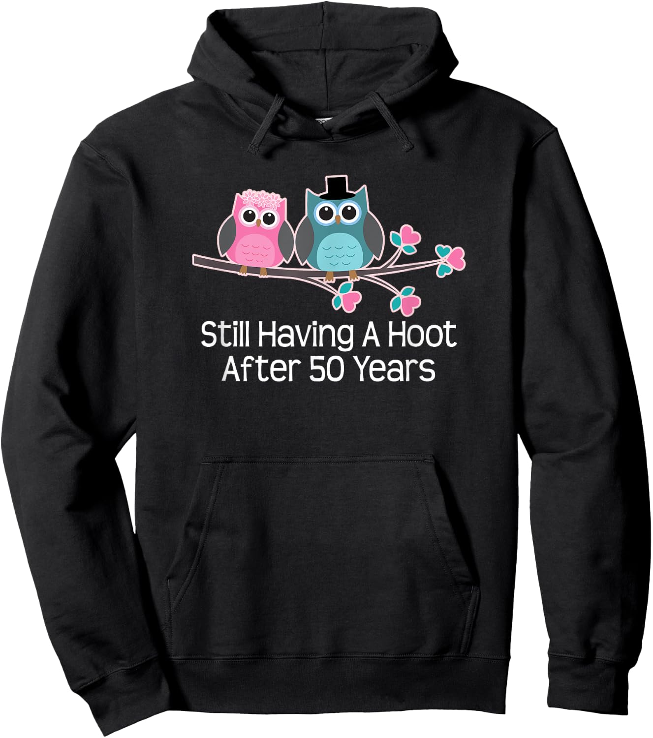 50th Wedding Anniversary Shirt Gifts Funny Couples Hoodie - Hoodie | Black