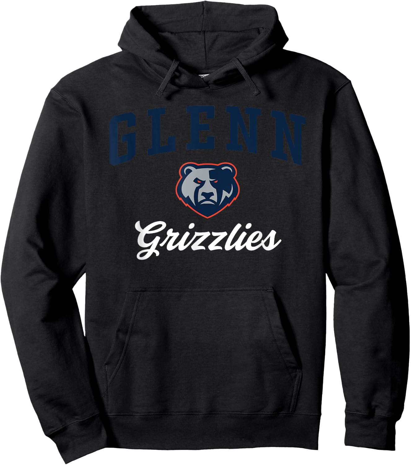 Glenn High School Grizzlies C3 Hoodie - Hoodie | Black