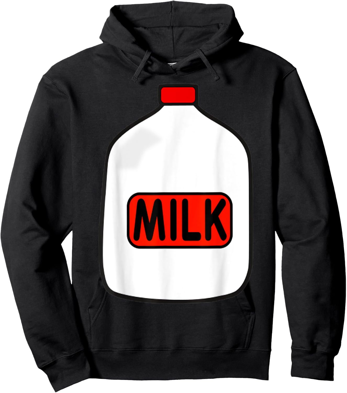 Gallon Of Milk Costume , Match With Cookie Costumes Hoodie - Hoodie | Black