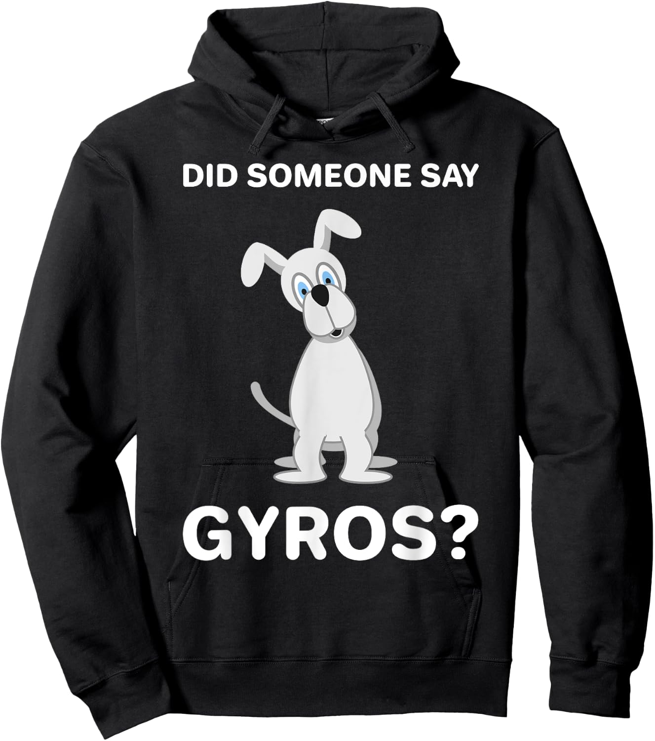 Funny Gyros Gyro Dog Greek Food Pride Greece Gift Women Hoodie - Hoodie | Black
