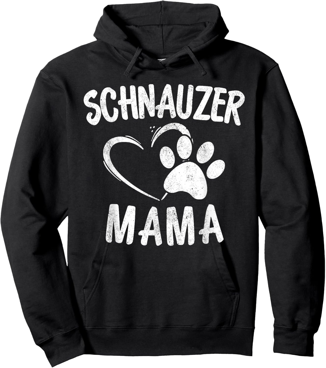 Schnauzer Mama Gift Dog Lover Apparel Schnauzers Mom Hoodie - Hoodie | Black