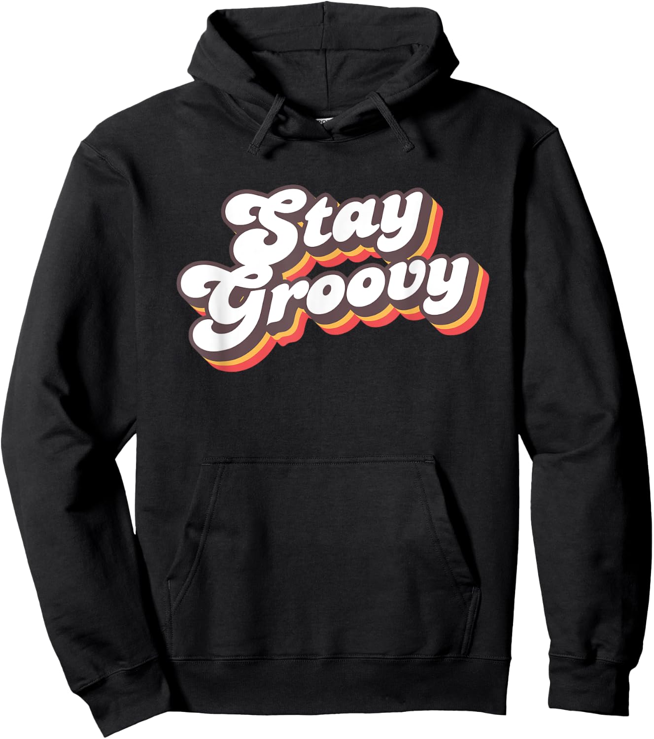 Stay Groovy Roller Disco Outfit 70s Costume Hoodie - Hoodie | Black